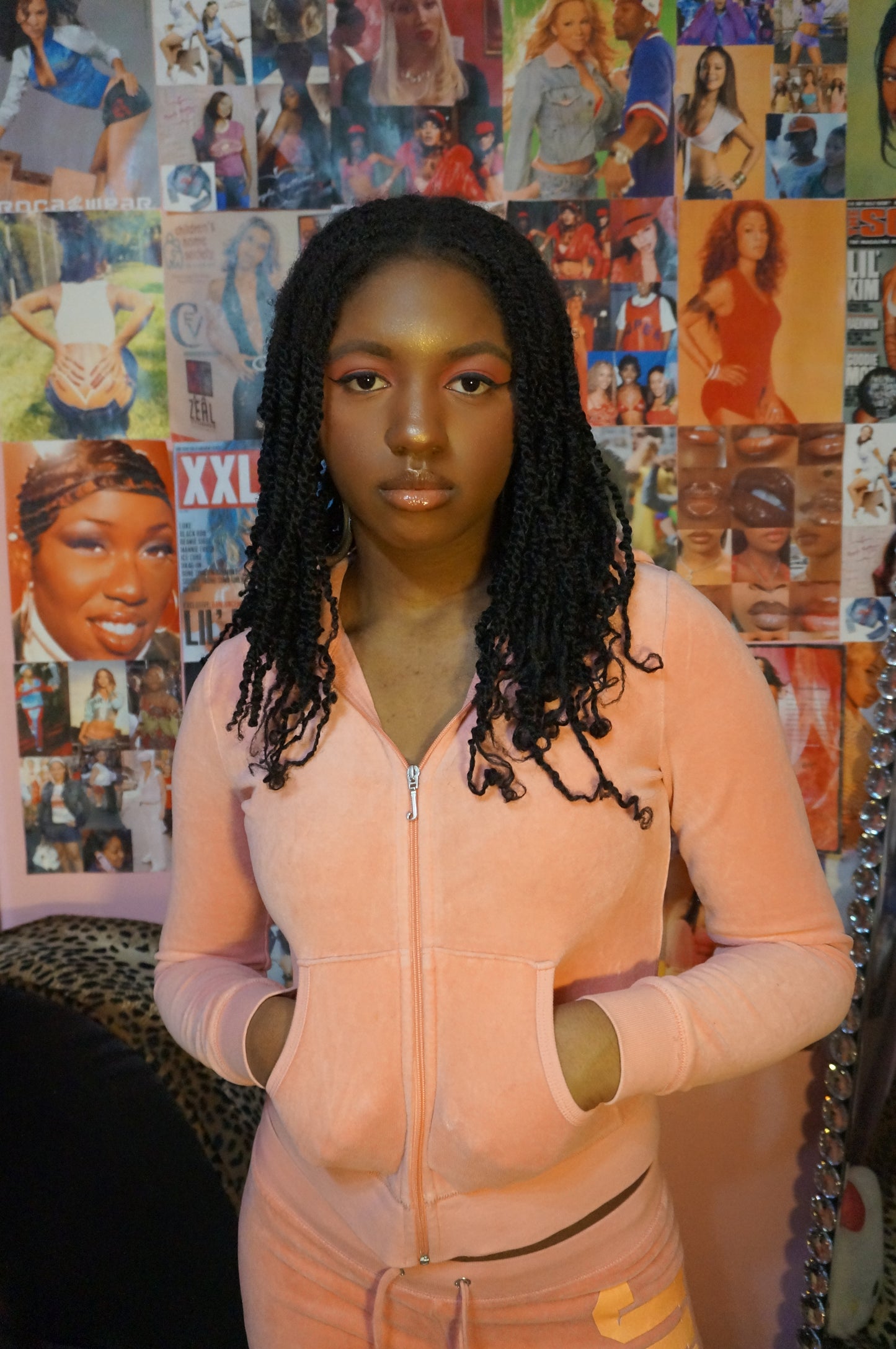 Pinkish Peach Juicy Couture Tracksuit