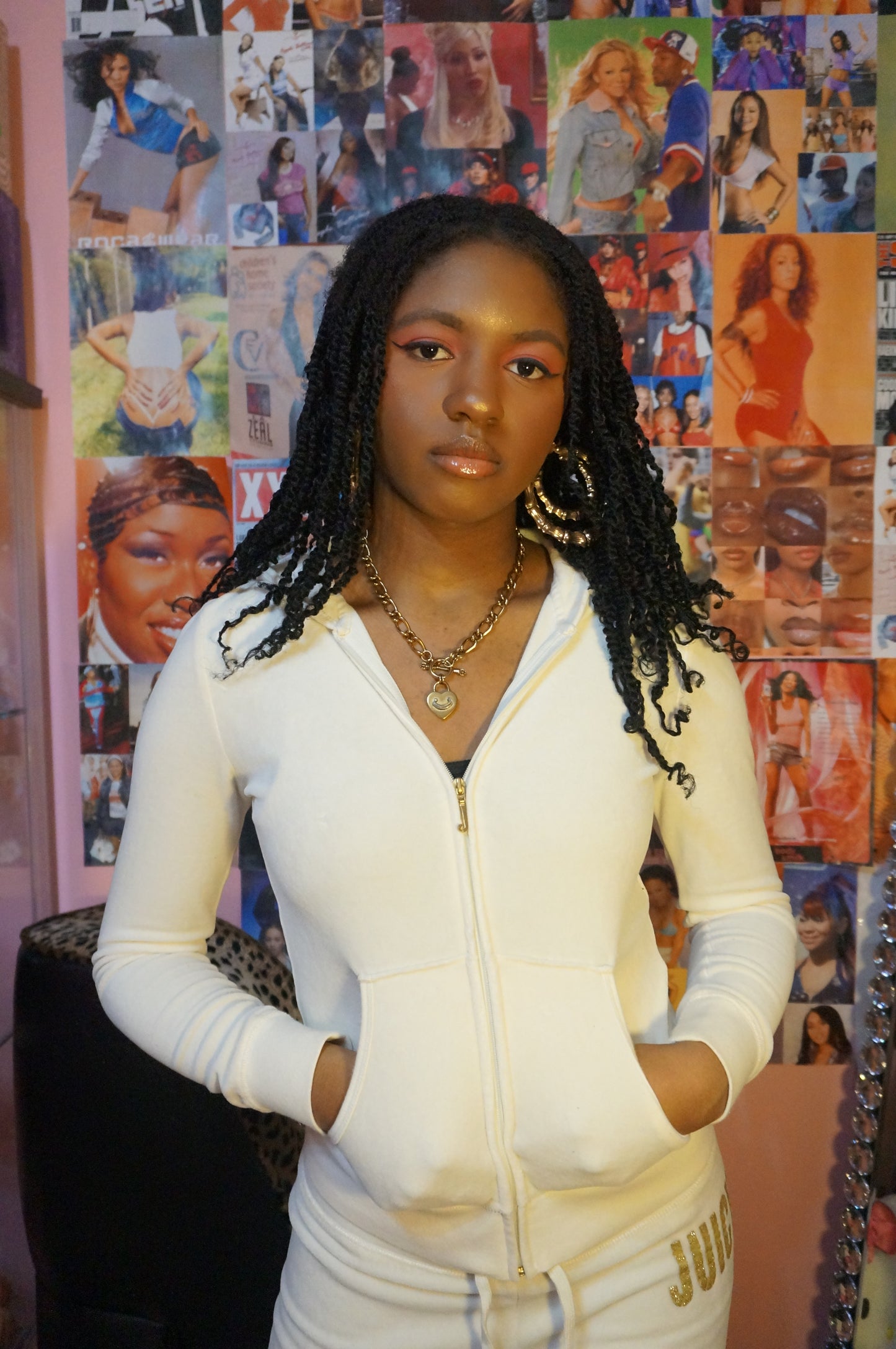 Cream Juicy Couture Tracksuit