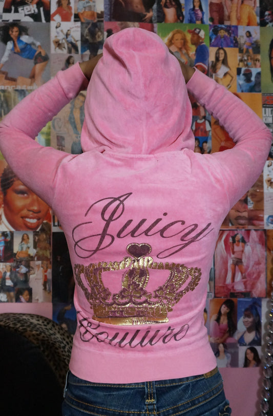Bubble Gum Pink Juicy Couture Track Jacket