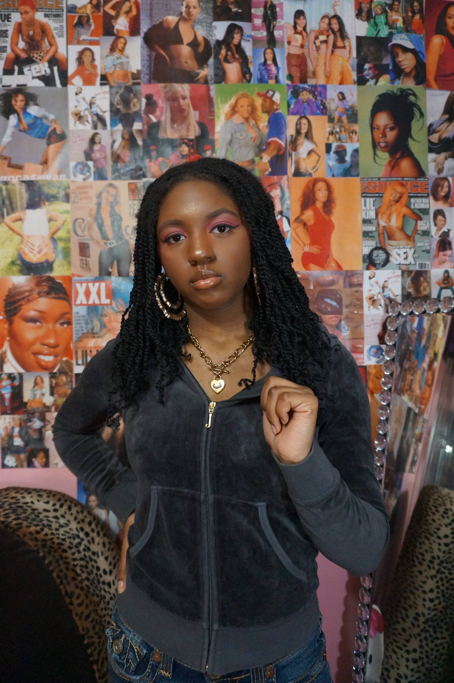 Dark Grey Juicy Couture Track Jacket
