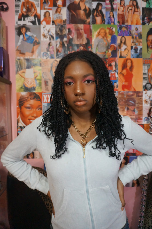 Baby Blue Juicy Couture Track Jacket *Replica*