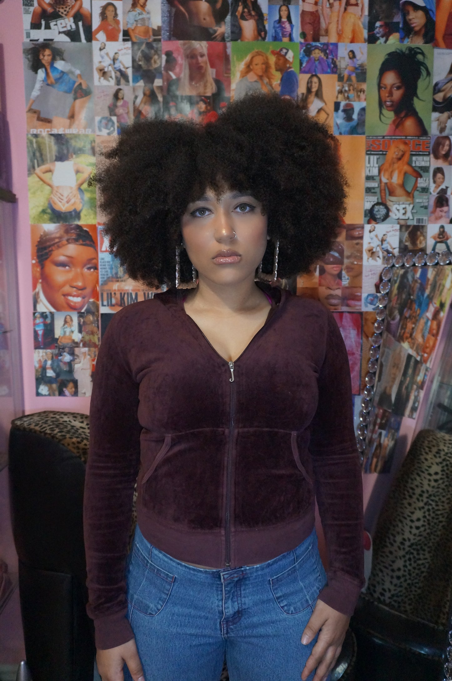 Brownish Purple Juicy Couture Track Jacket