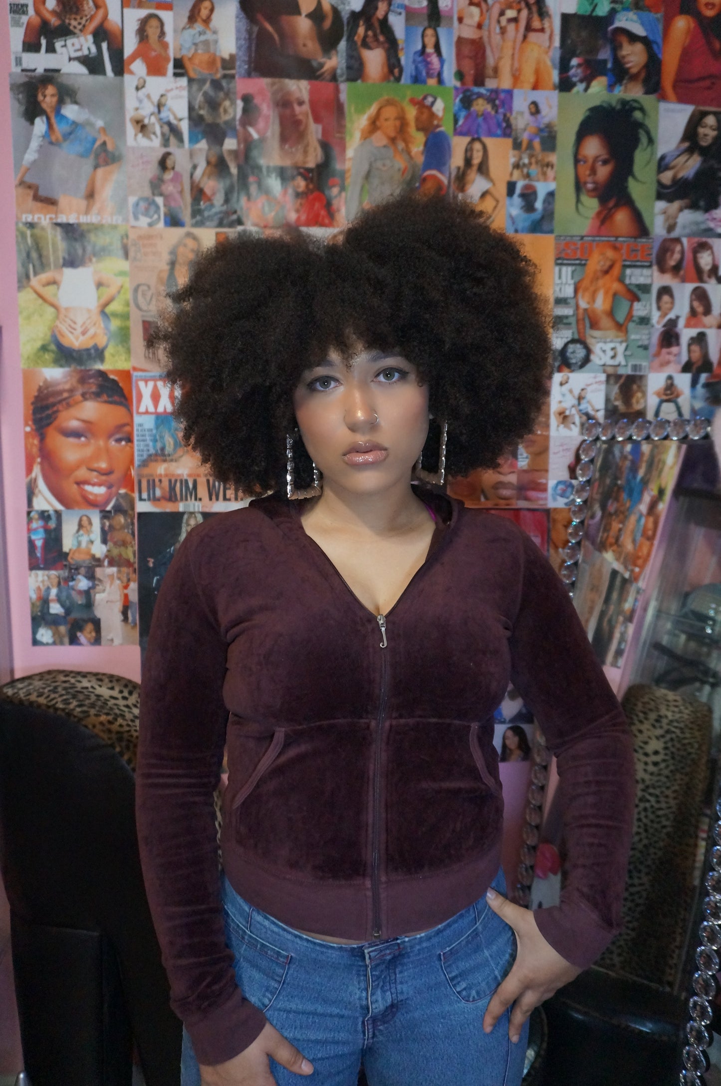 Brownish Purple Juicy Couture Track Jacket