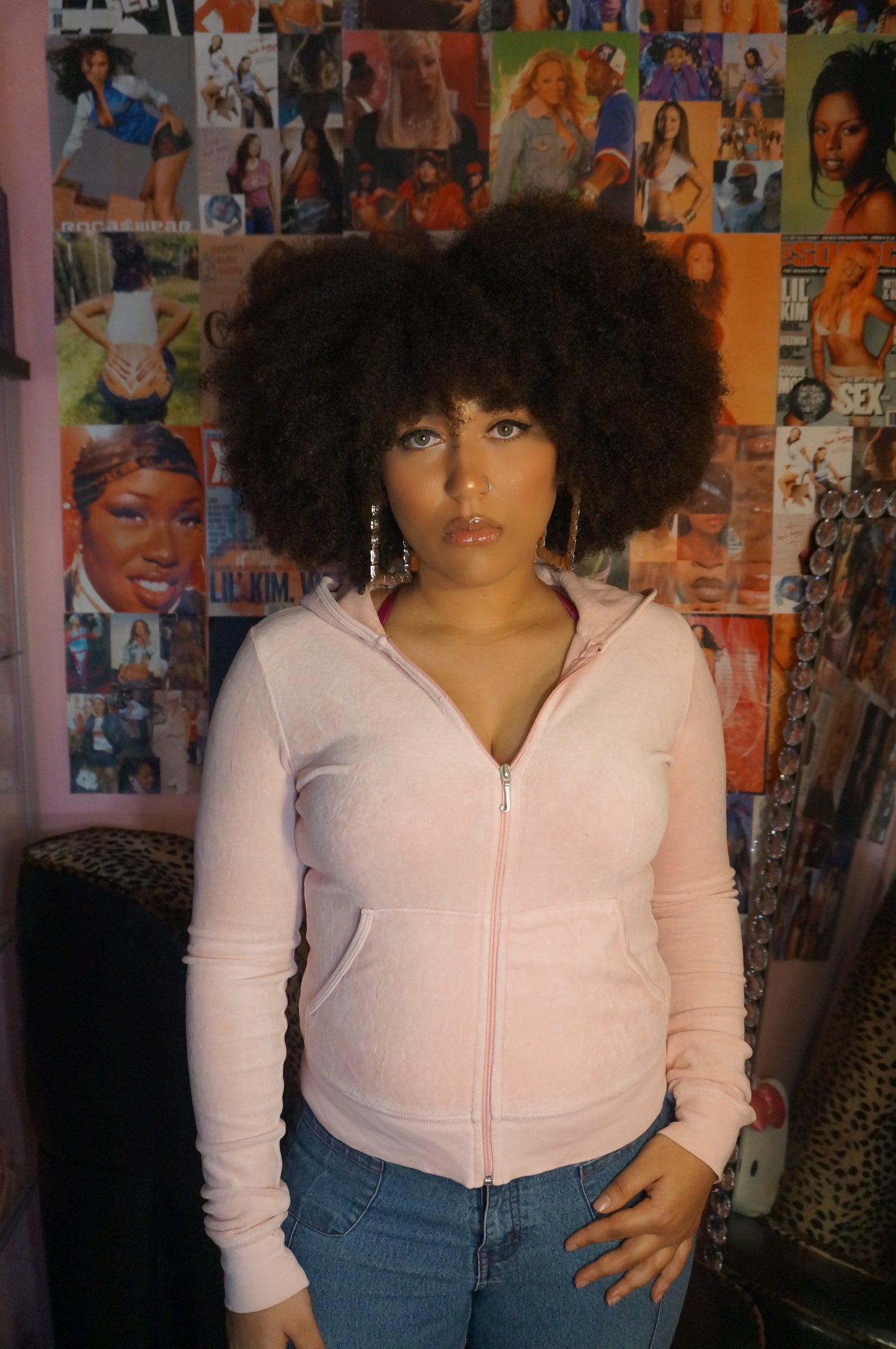 Baby Pink Juicy Couture Track Jacket