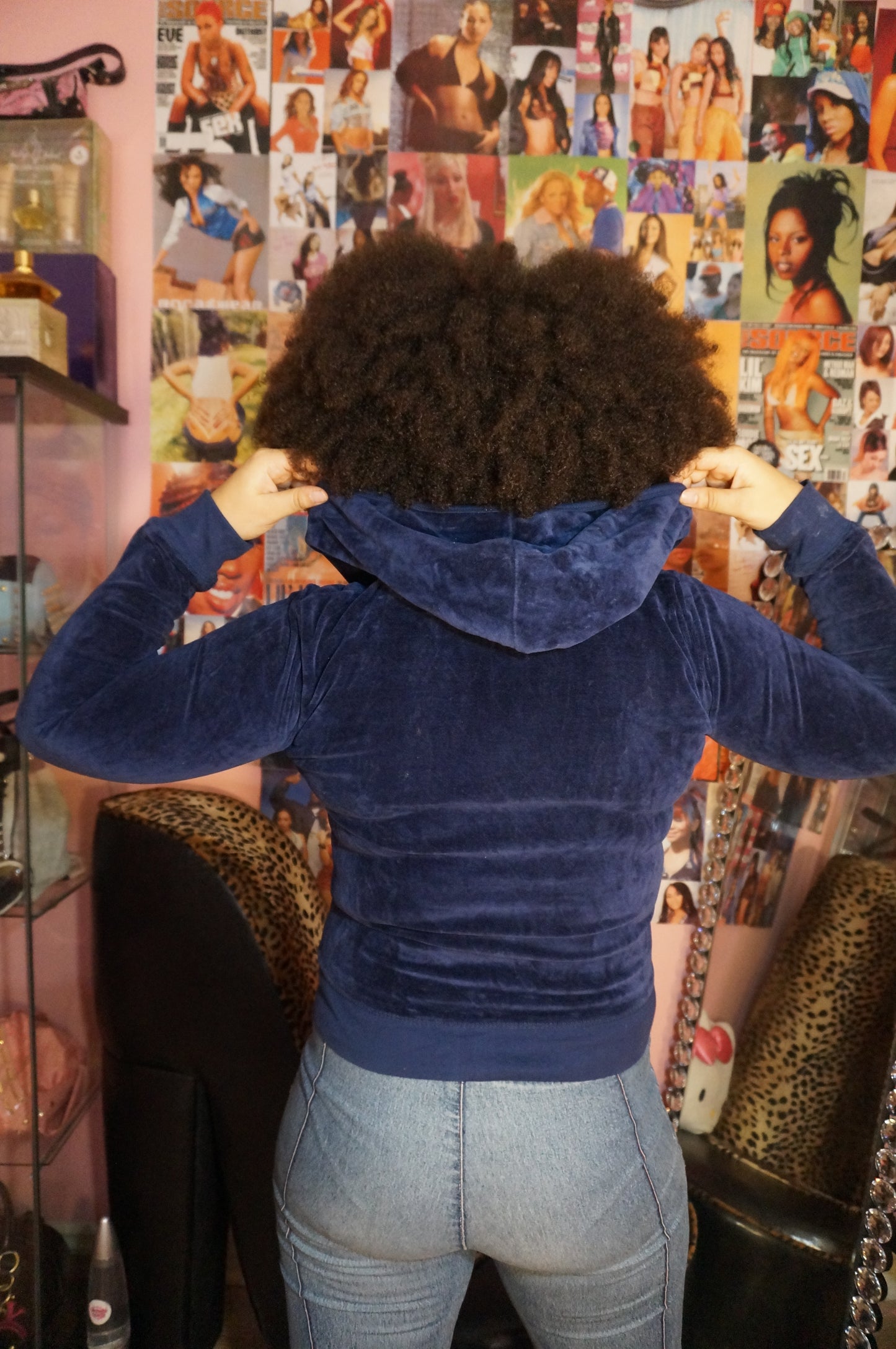 Royal Navy Blue OG Vintage Juicy Couture Track Jacket