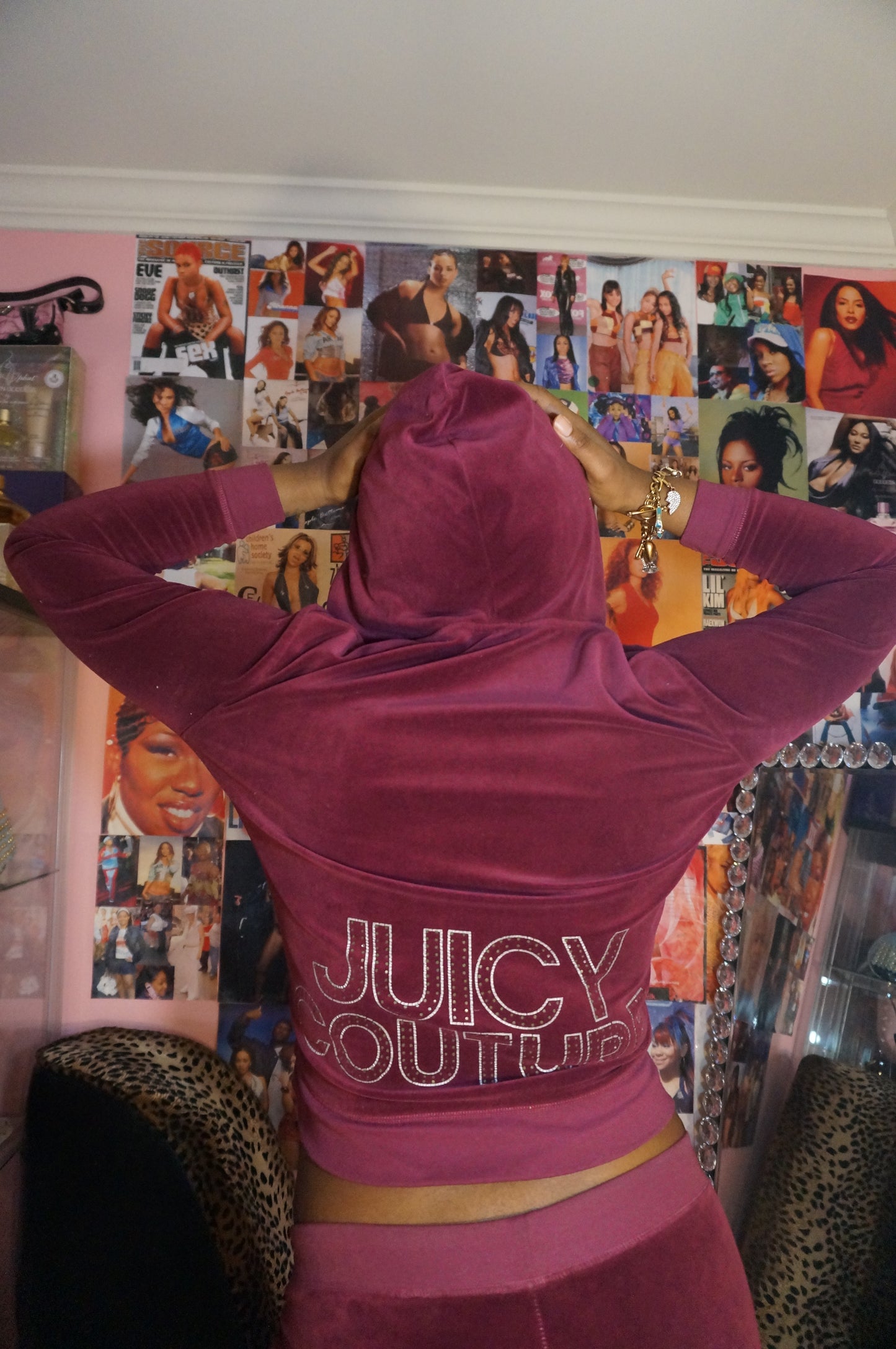Burgundy Juicy Couture Tracksuit