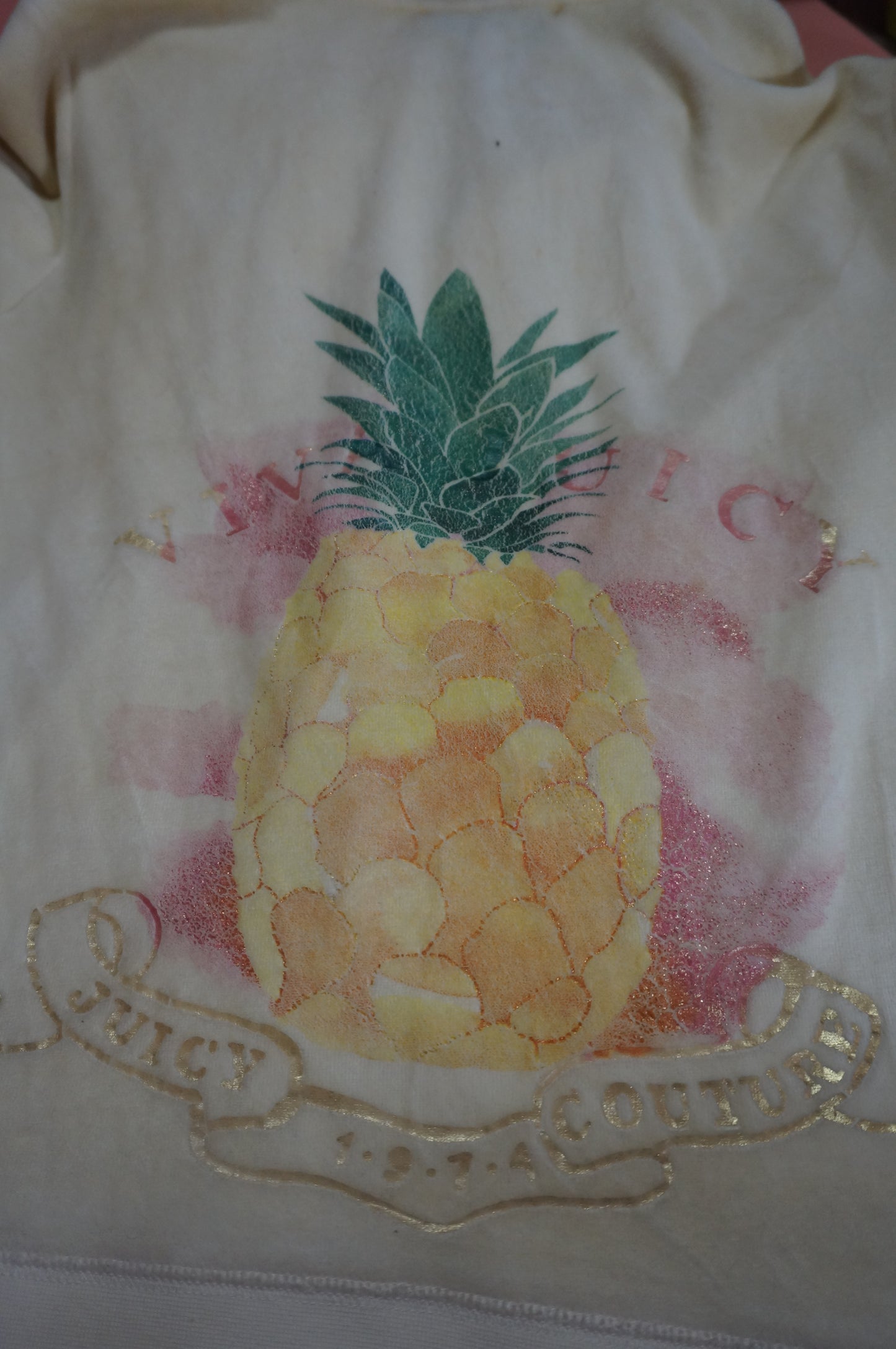 Pastel Yellow Juicy Couture Track Jacket