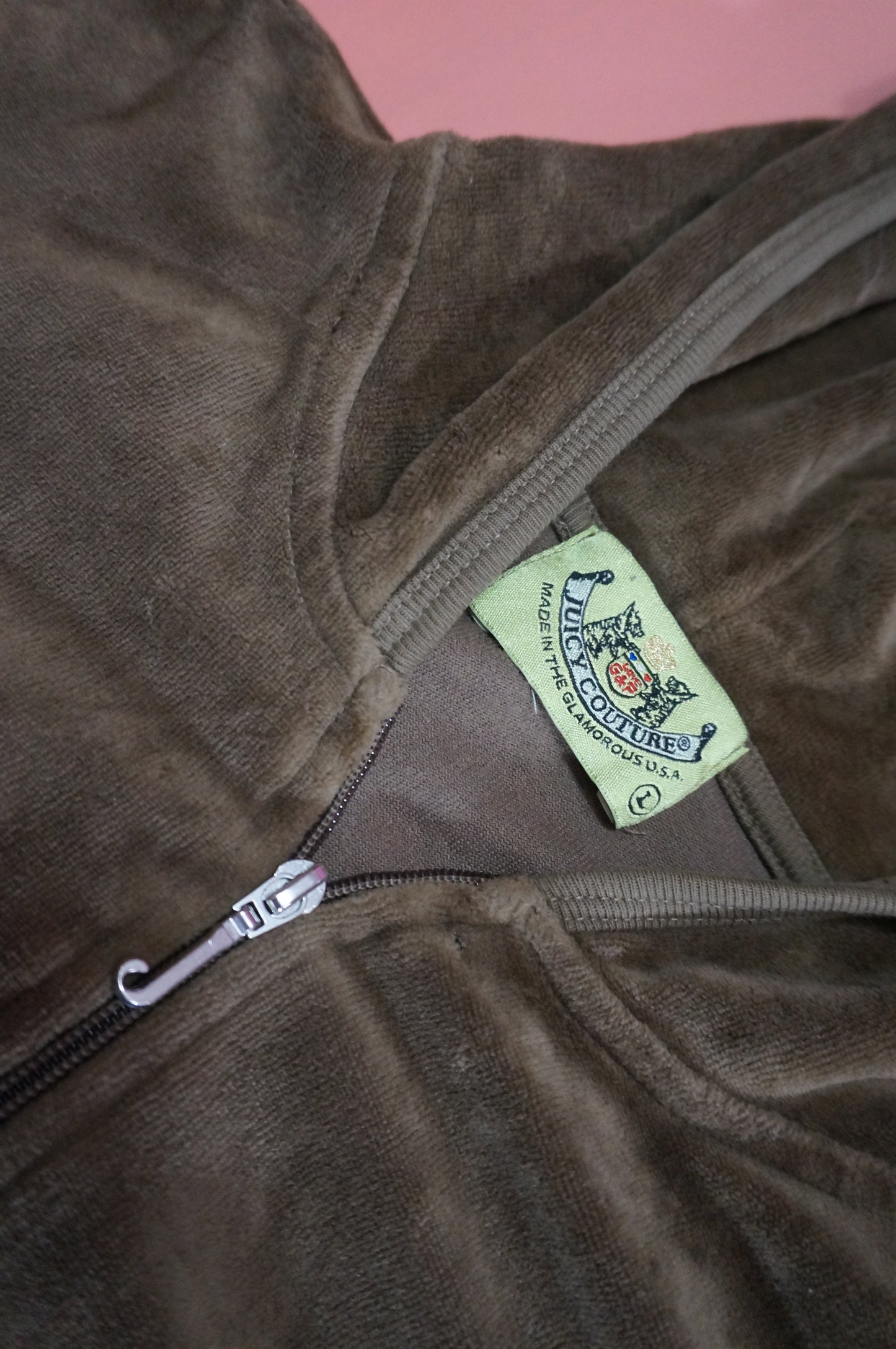 Khaki Green OG Vintage Juicy Couture Track Jacket