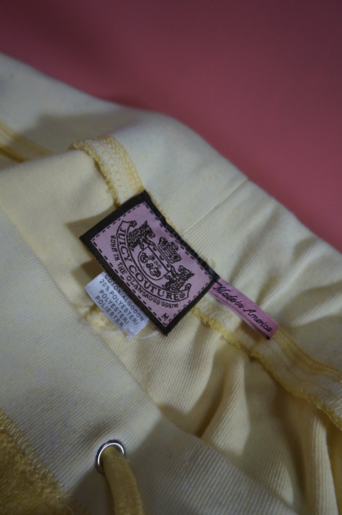 Yellow Terry Cloth Juicy Couture Tracksuit