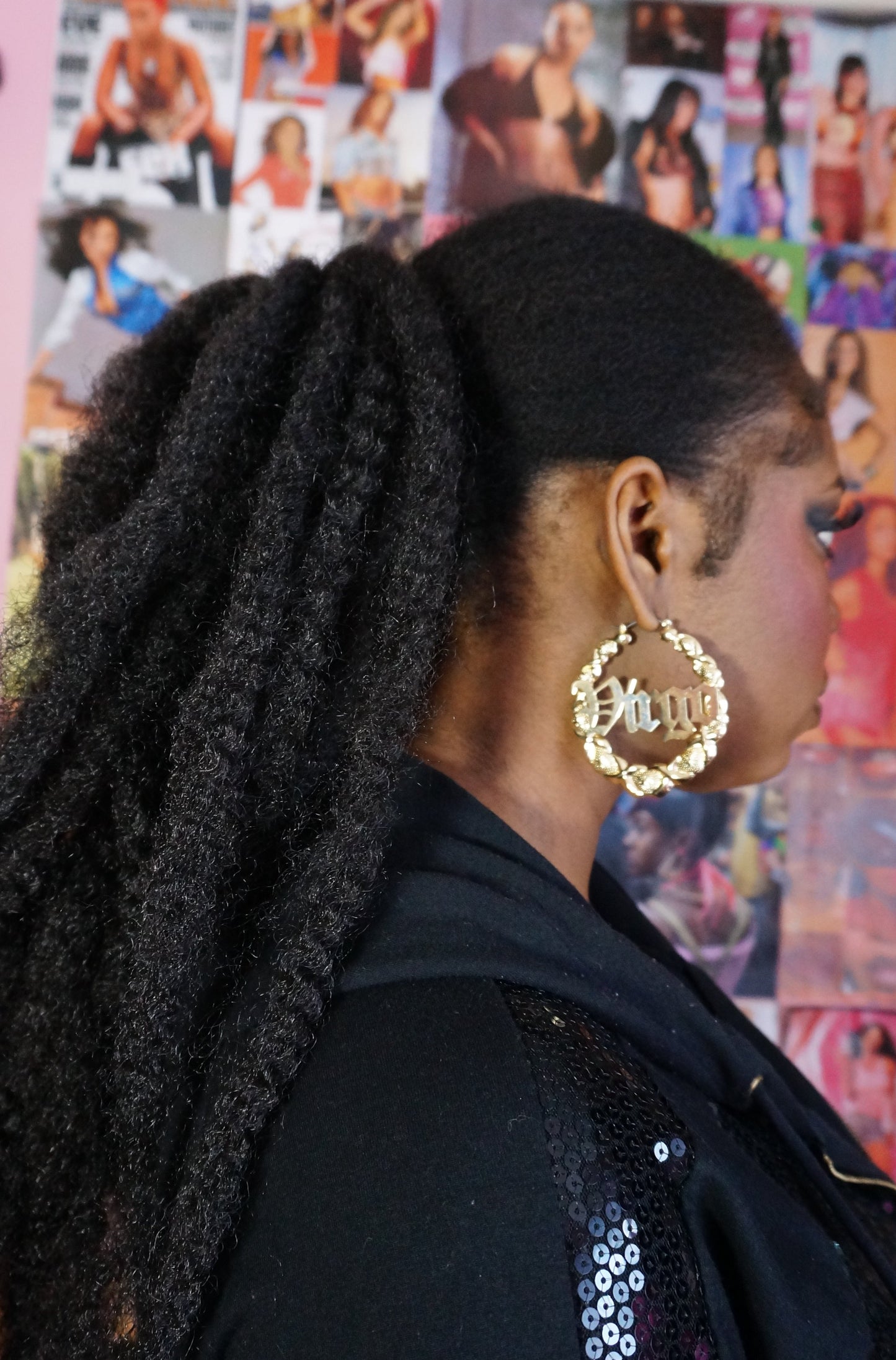 Virgo Zodiac Gold Hoops