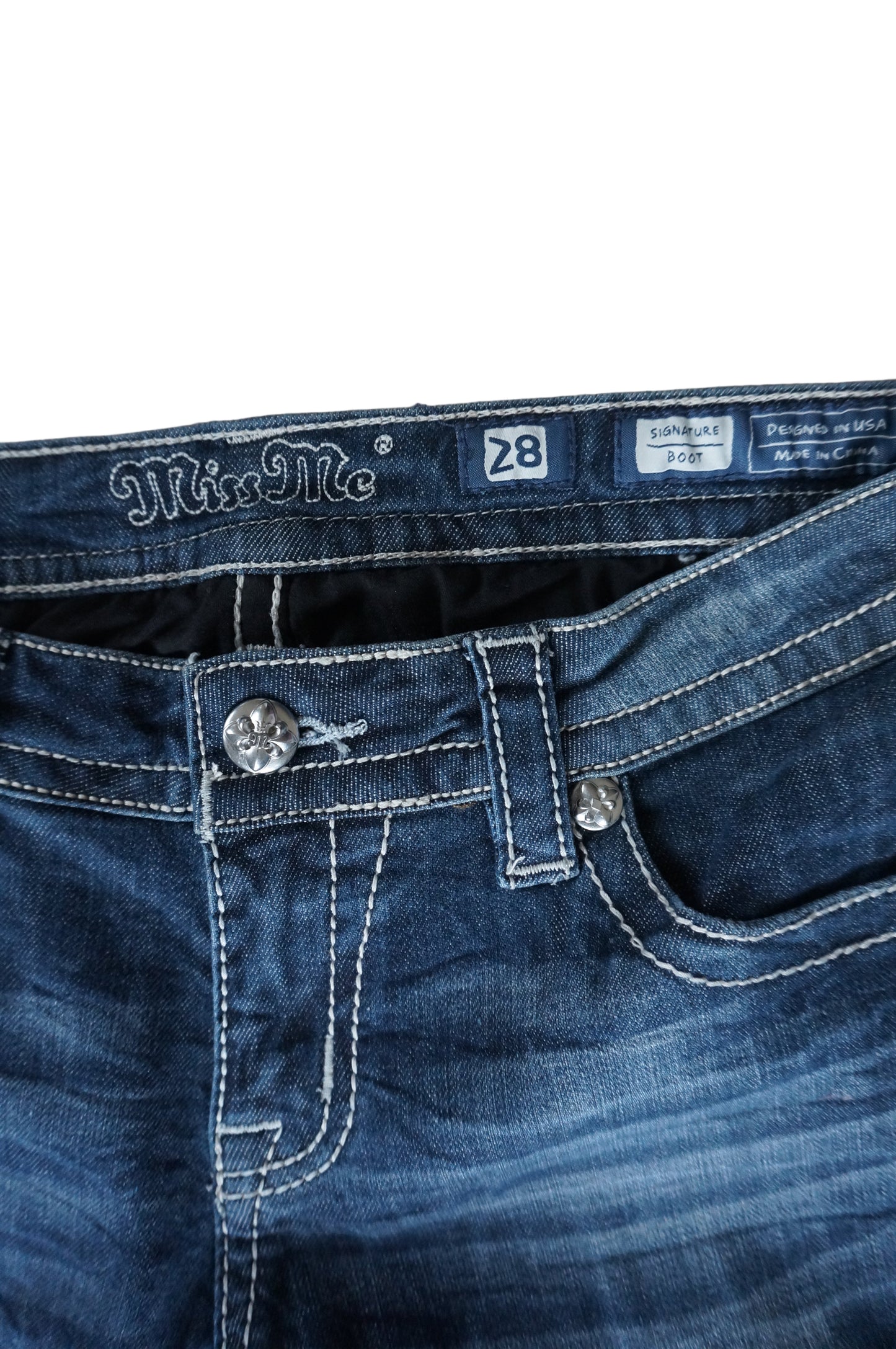 Angel Wings Miss Me Jeans