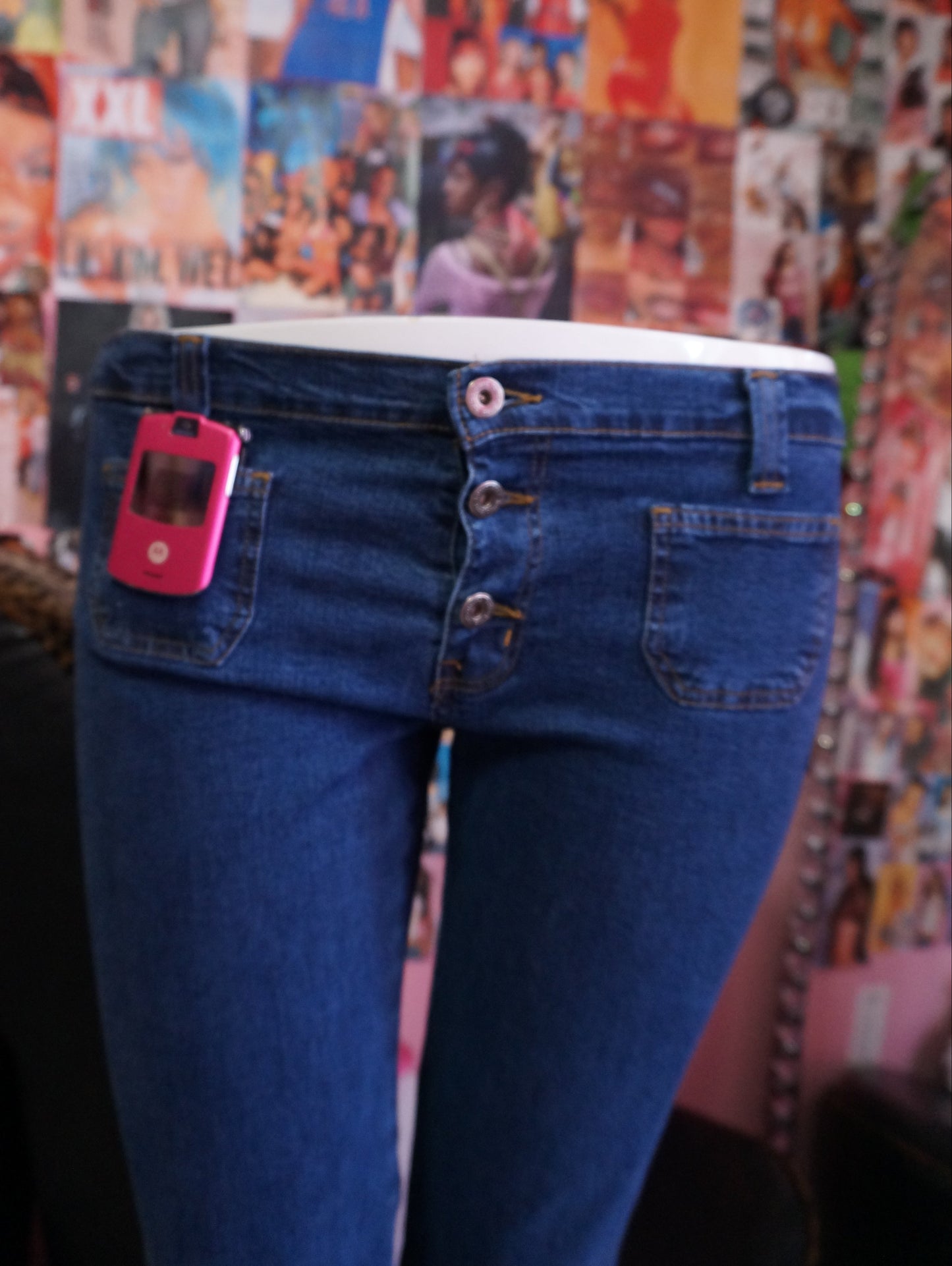 Vintage Tattoo Flared Jeans - Size 13