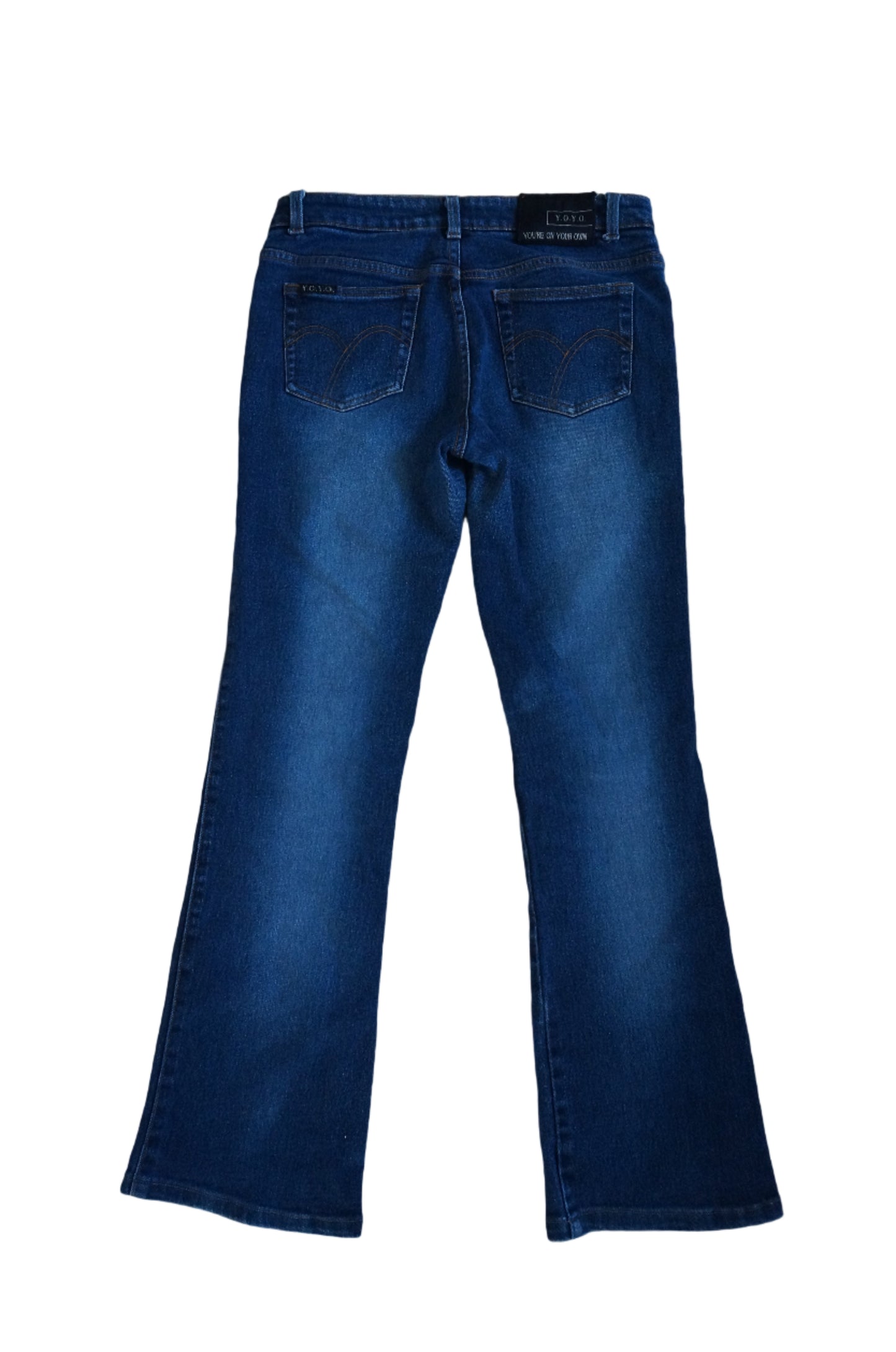 Dark Wash Y.O.Y.O Boot Cut Jeans - Size 7