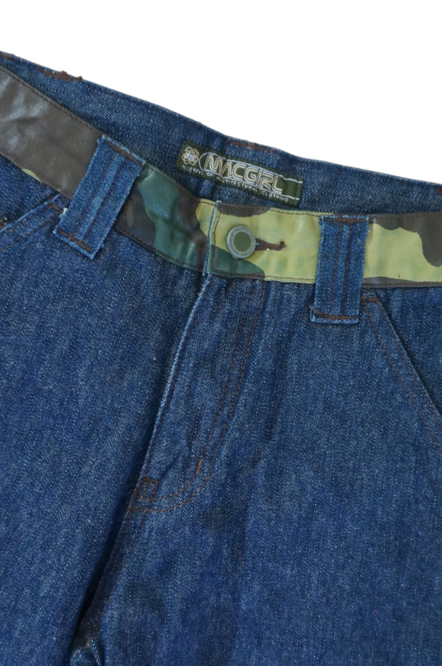Macgirl Camo Rave Bell Bottom Jeans - Size 3