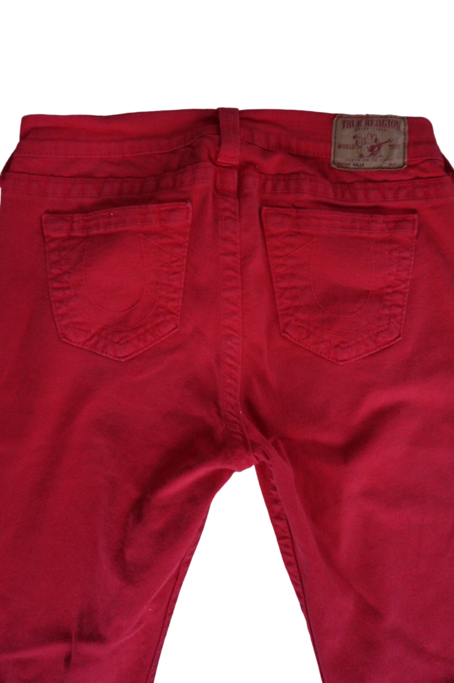 Vintage Red True Religion Skinny Jeans - Size 8