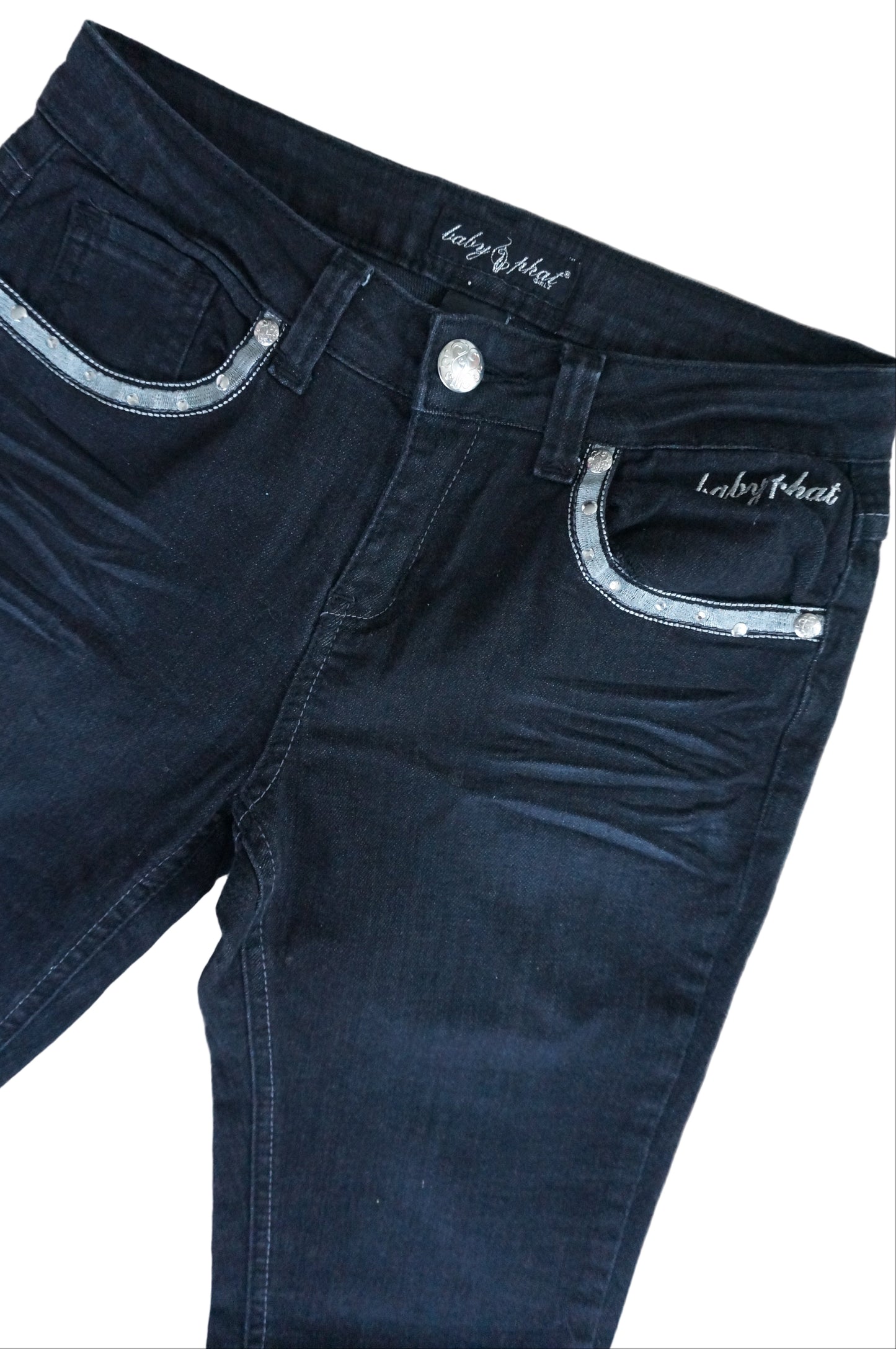 Black Vintage Baby Phat Skinny Jeans - Size 3