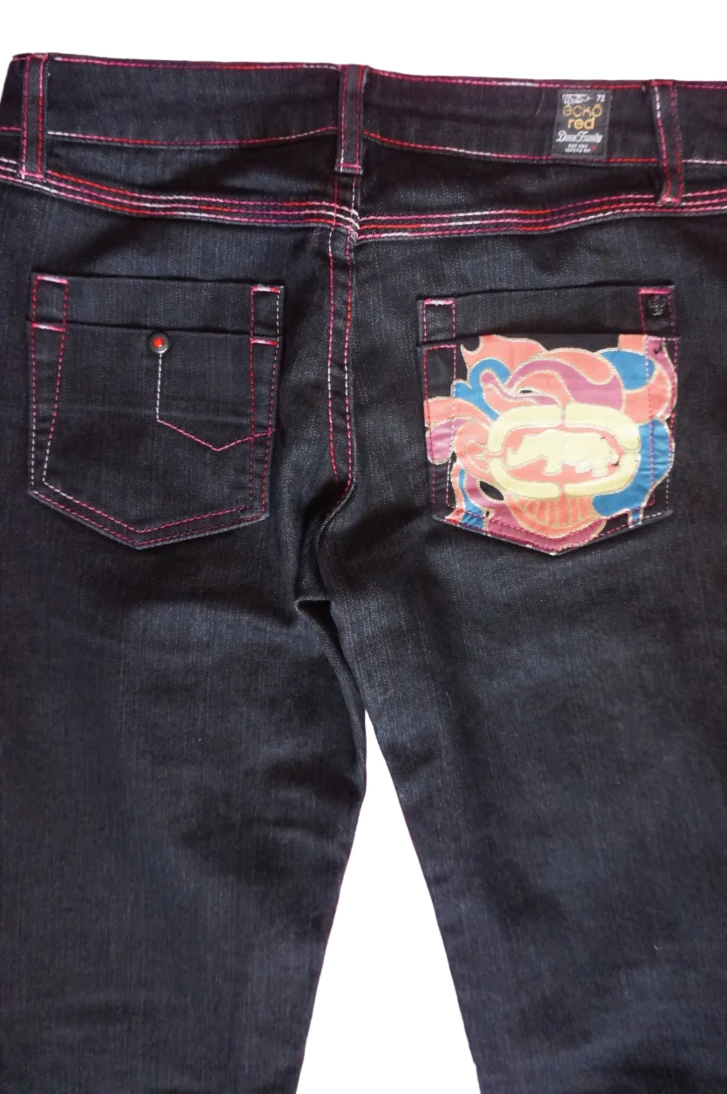 Vintage Ecko Red Low Rise Skinny Jeans - Size 1