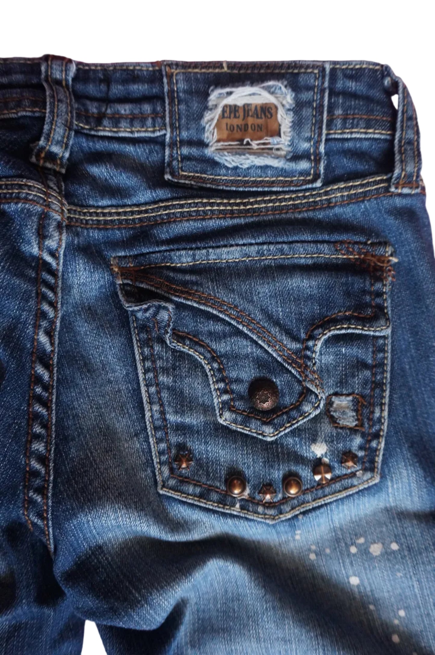 Vintage Pepe Jeans London Low Rise Skinny Jeans - Size 2