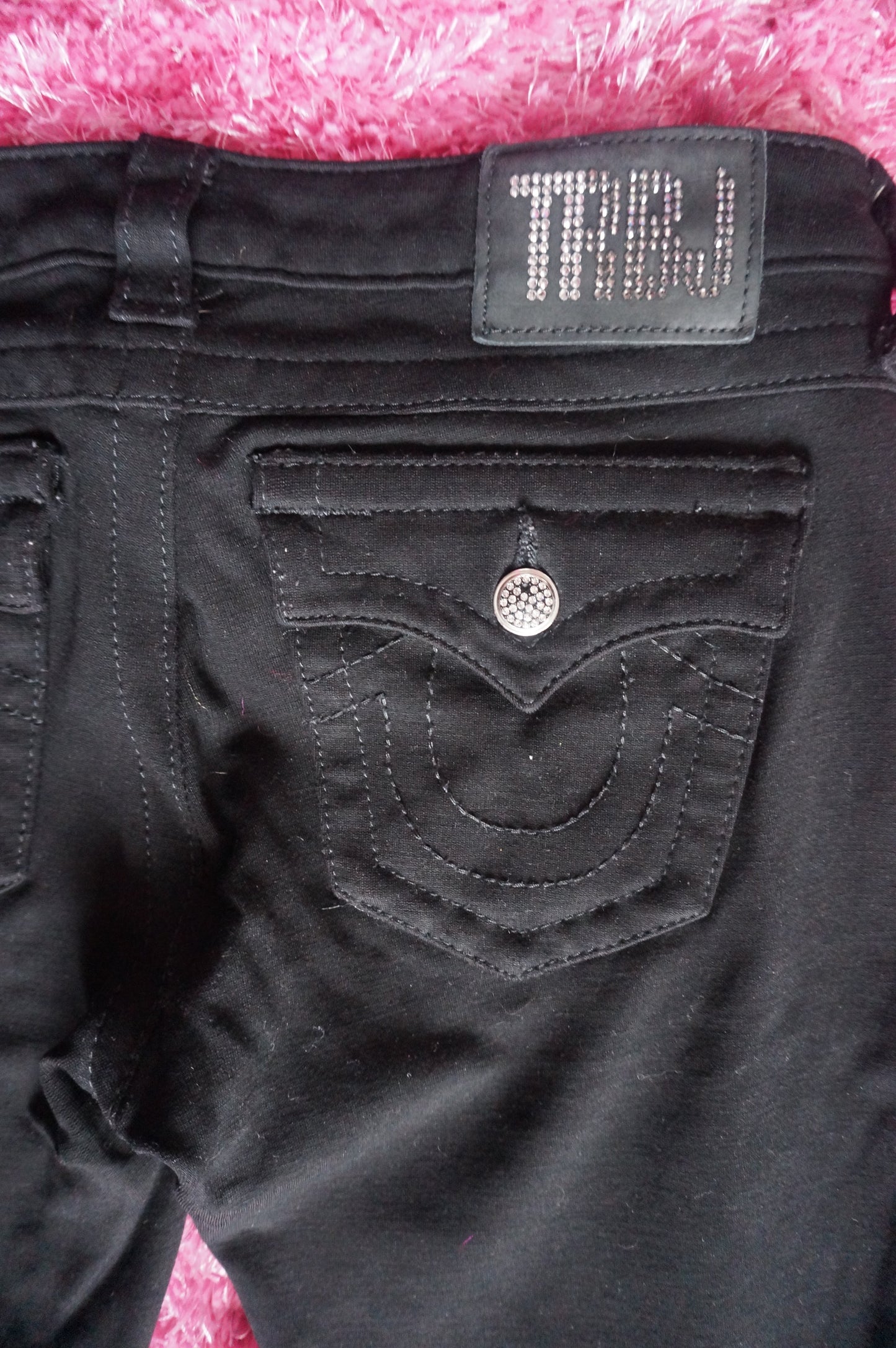 Vintage True Religion Black Low Rise Jeggings - Size 3