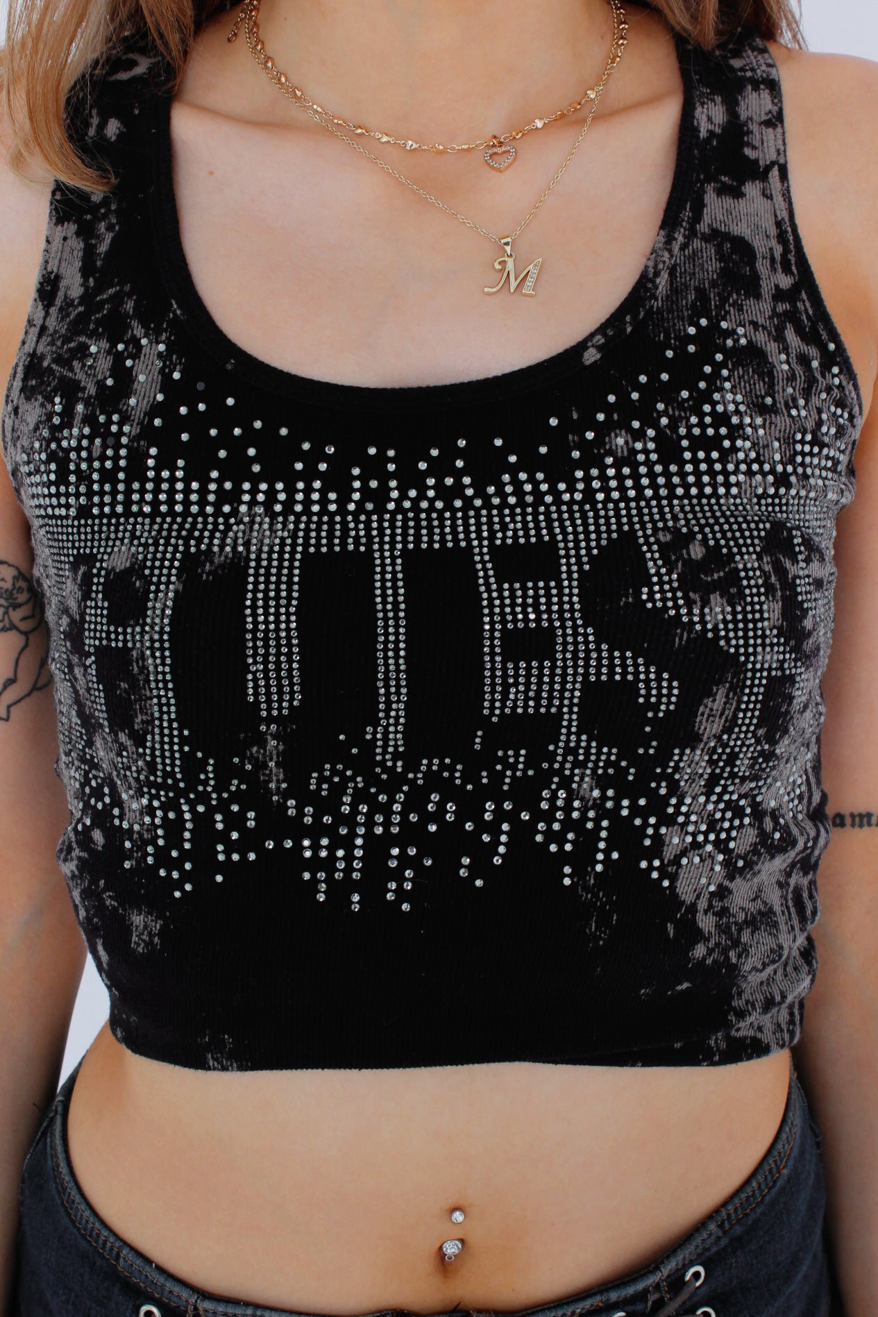 Black Guess Tank Top