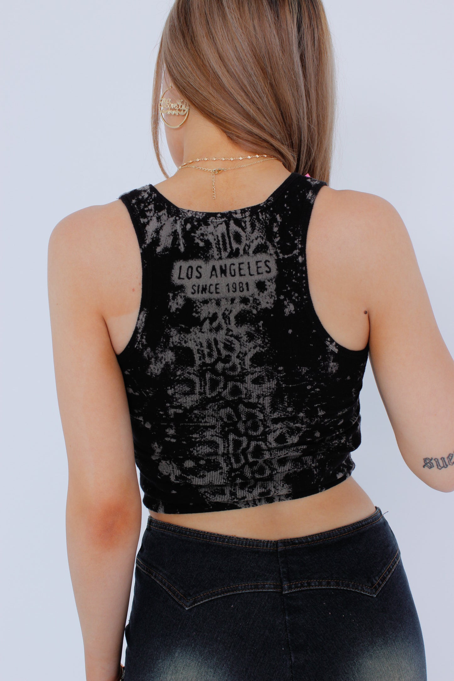Black Guess Tank Top