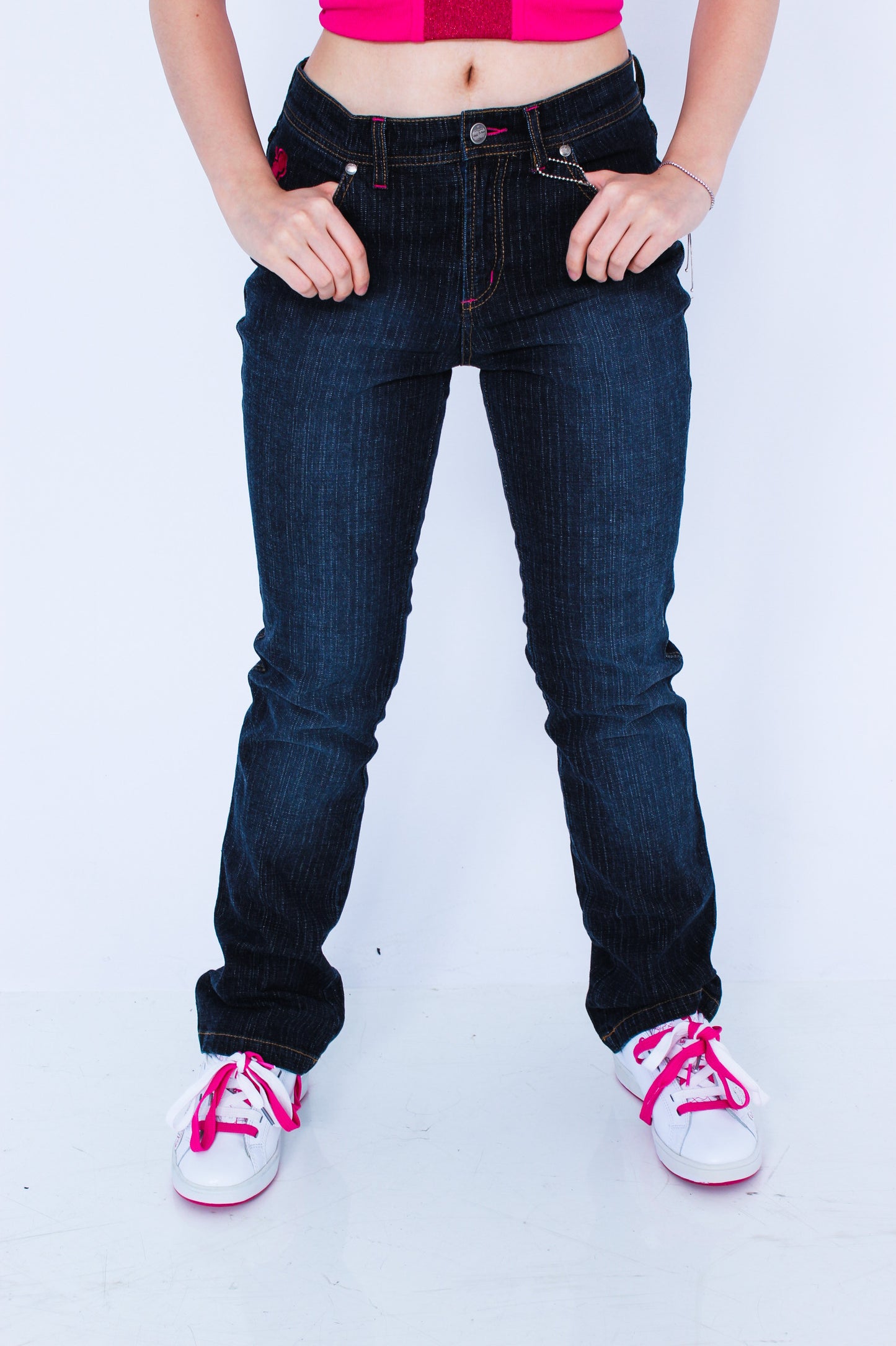 Dead Stock White & Pink Baby Phat Sneakers