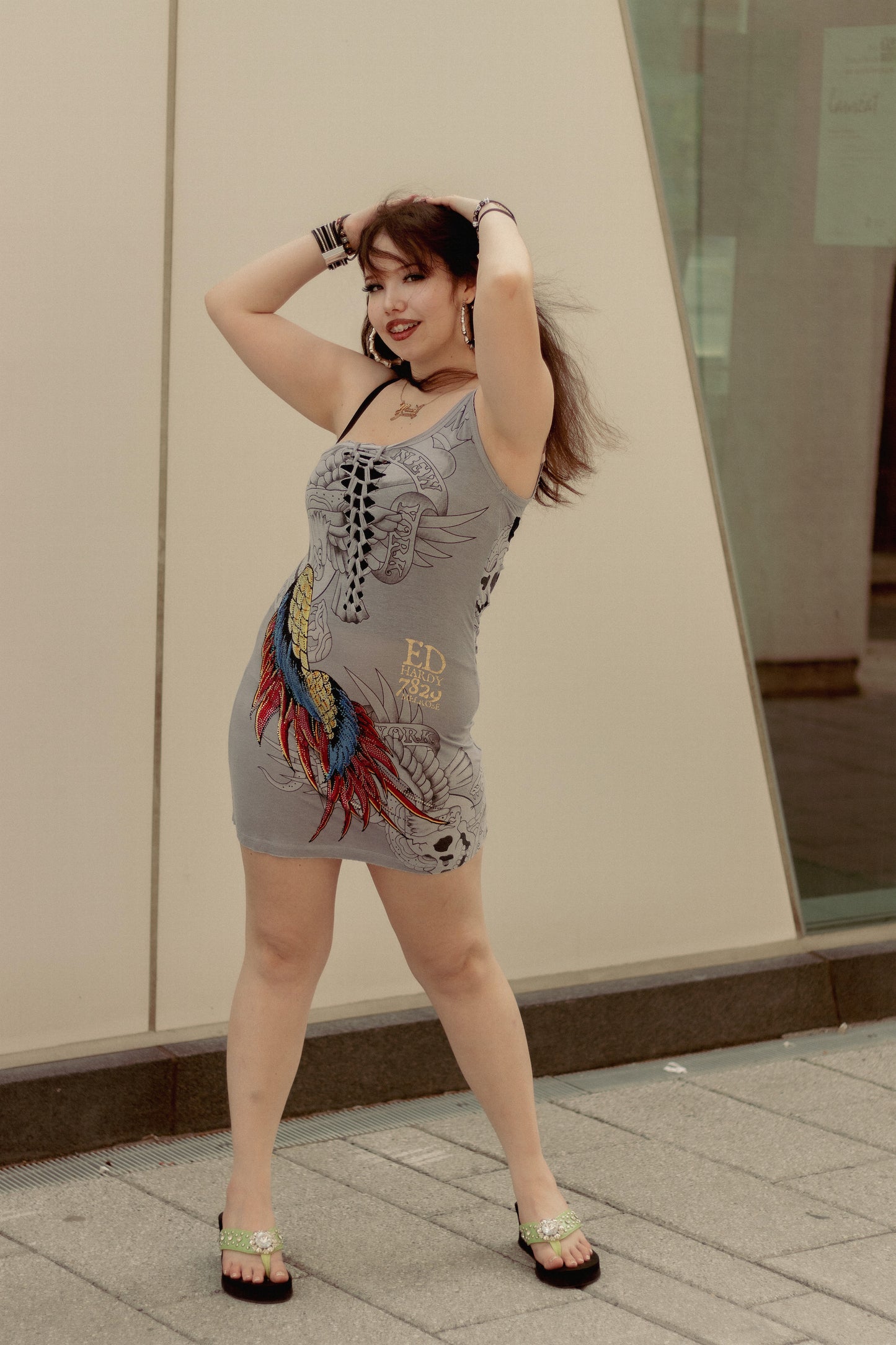 Ed Hardy Reworked Dress