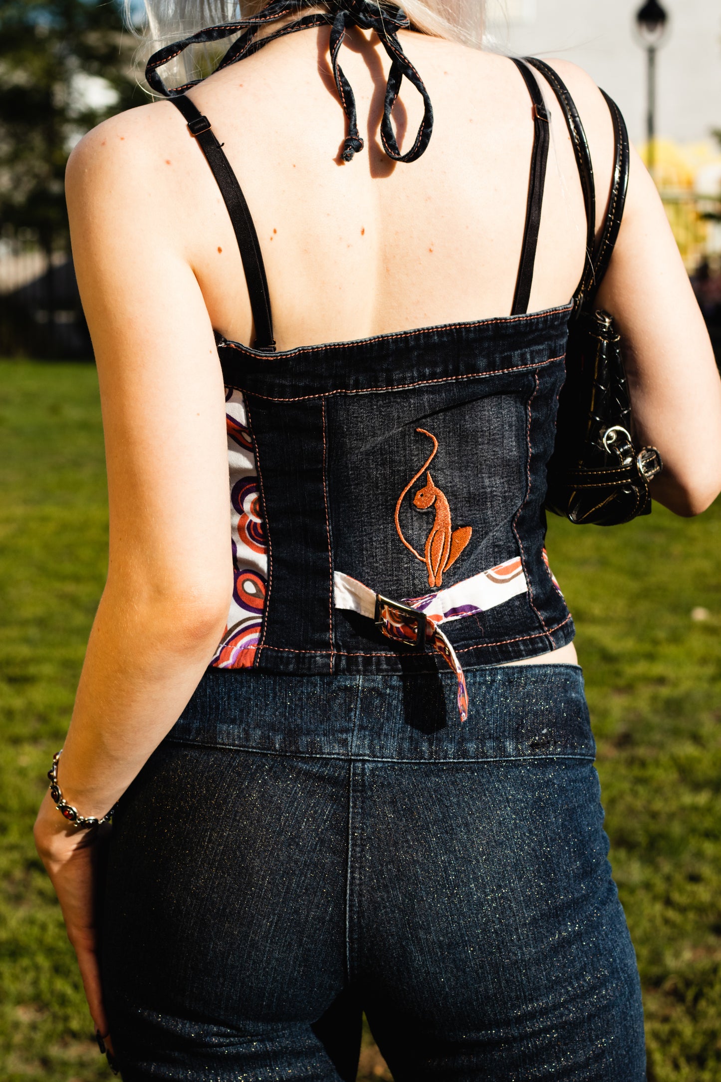 Baby Phat Denim Halter Top