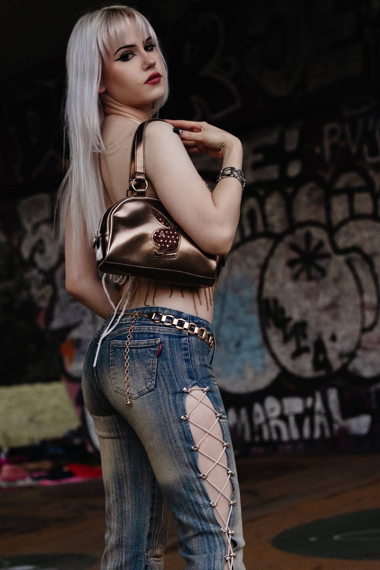 Lace up Flares