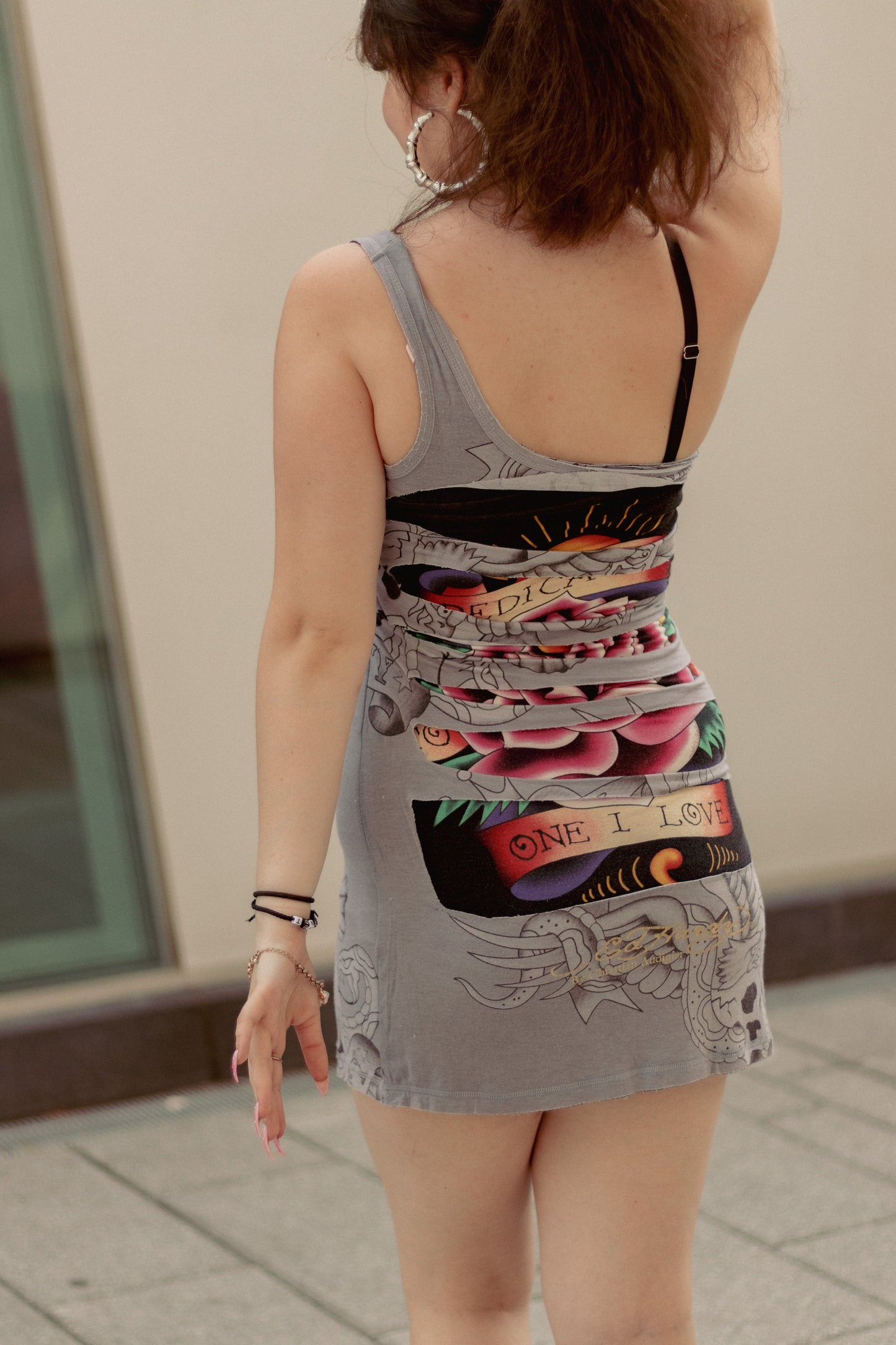 Ed Hardy Reworked Dress