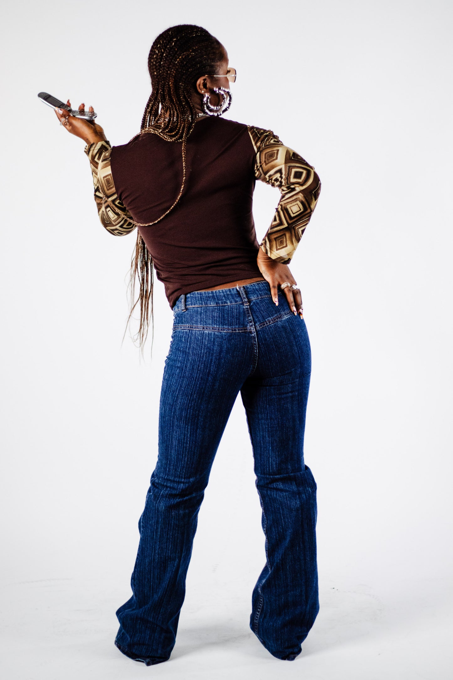 Dark Wash Flared Jeans