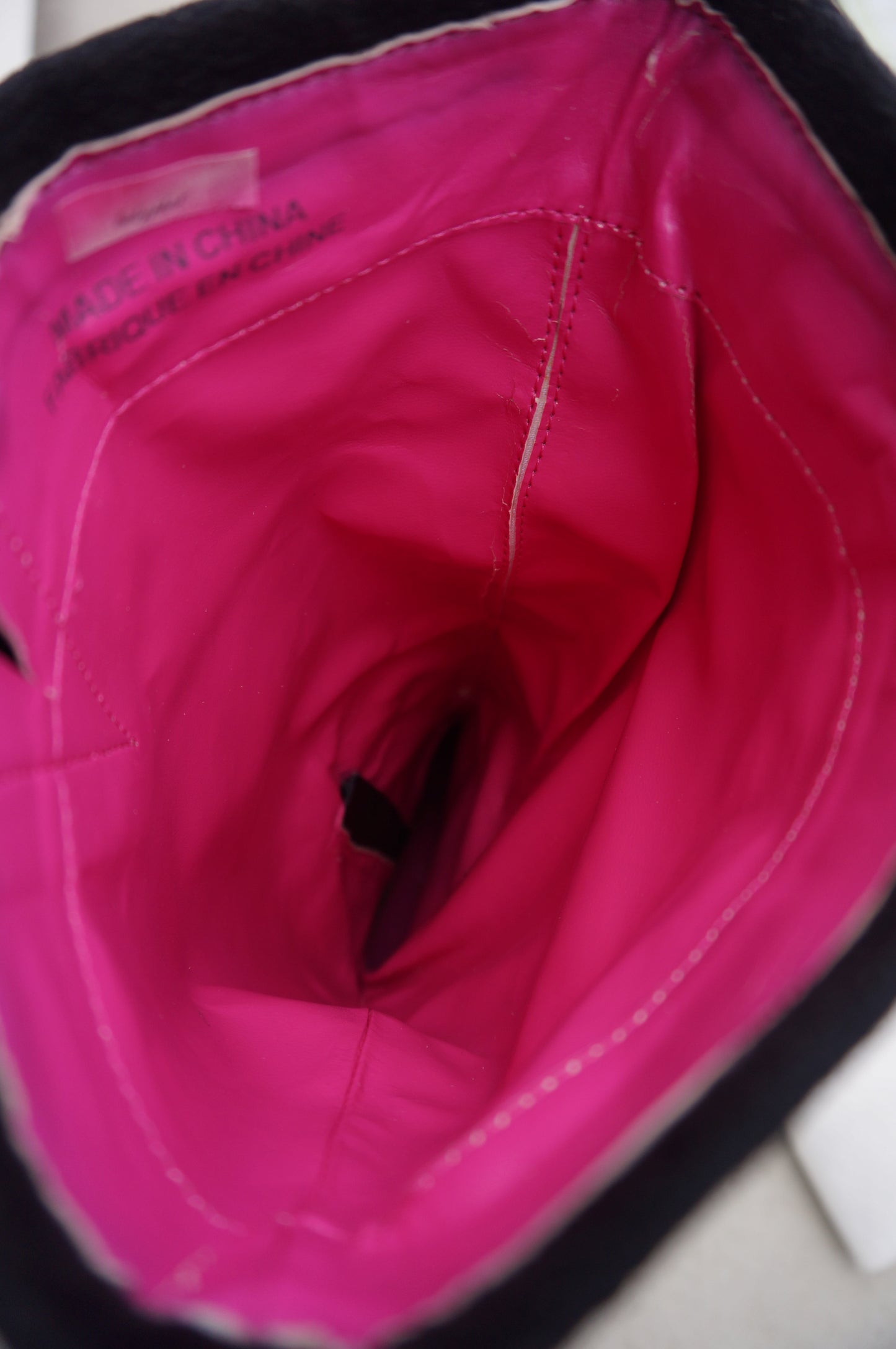 Black and Grey Baby Phat Monogram Wedge Boots