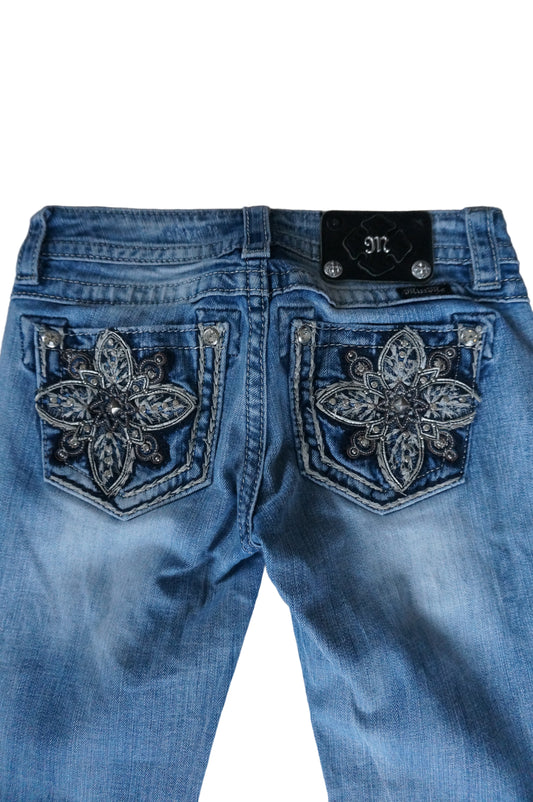 Light Wash Miss Me Skinny Jeans