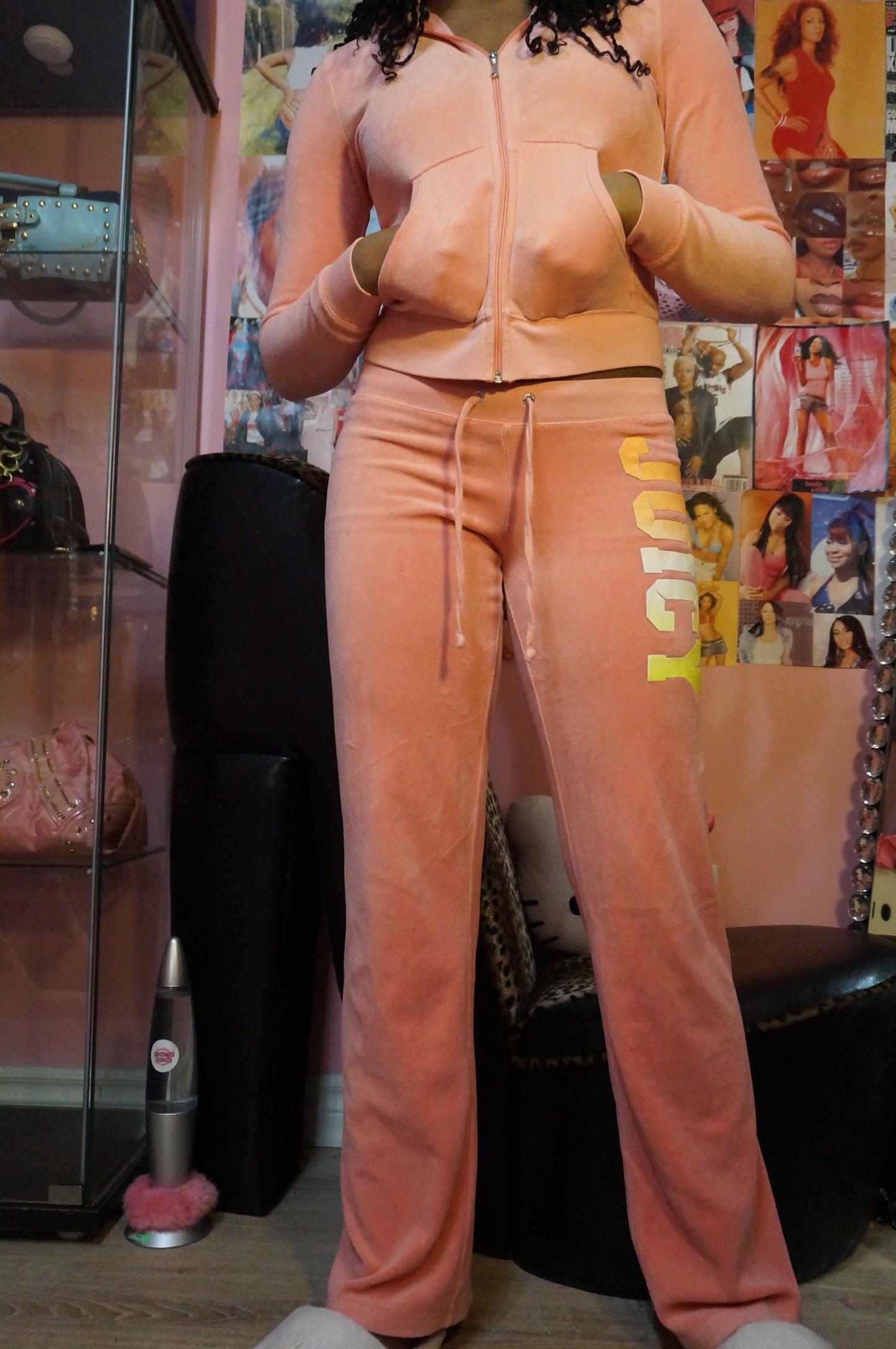 Pinkish Peach Juicy Couture Tracksuit