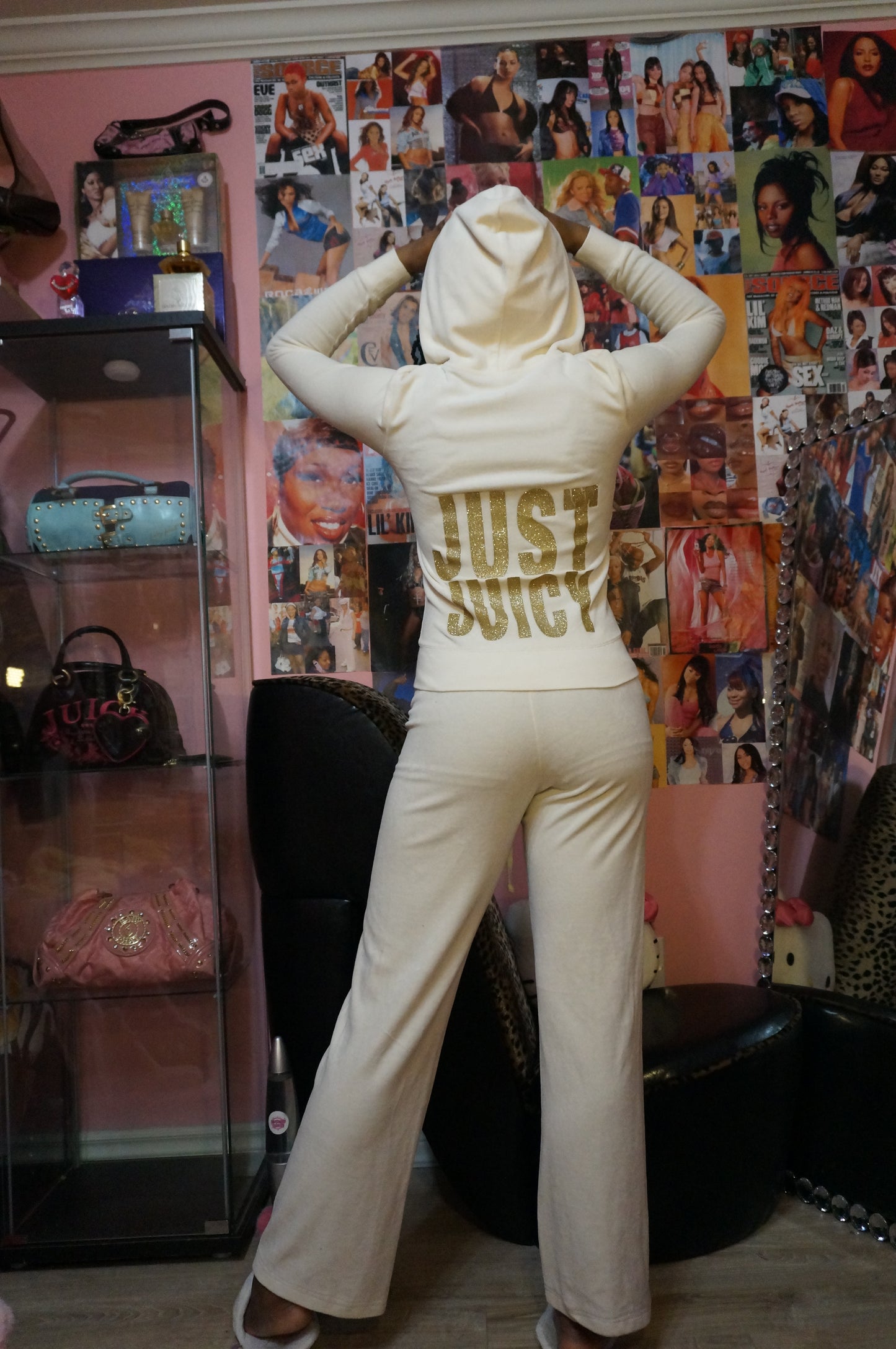 Cream Juicy Couture Tracksuit