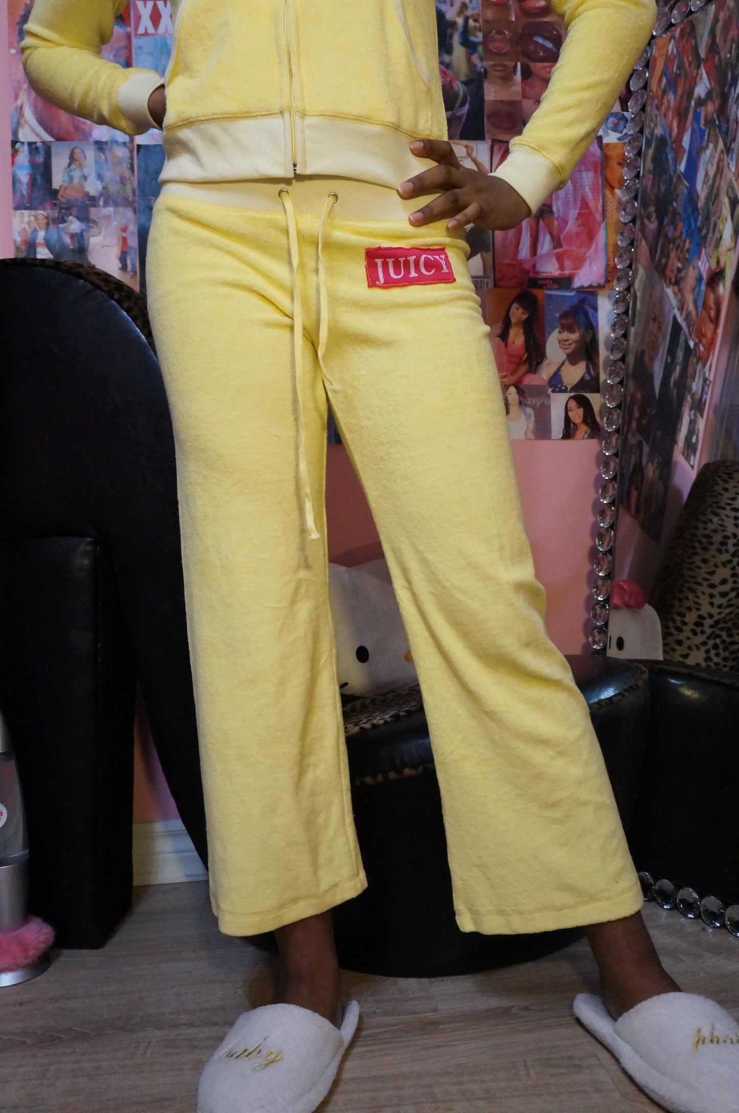 Yellow Terry Cloth Juicy Couture Tracksuit