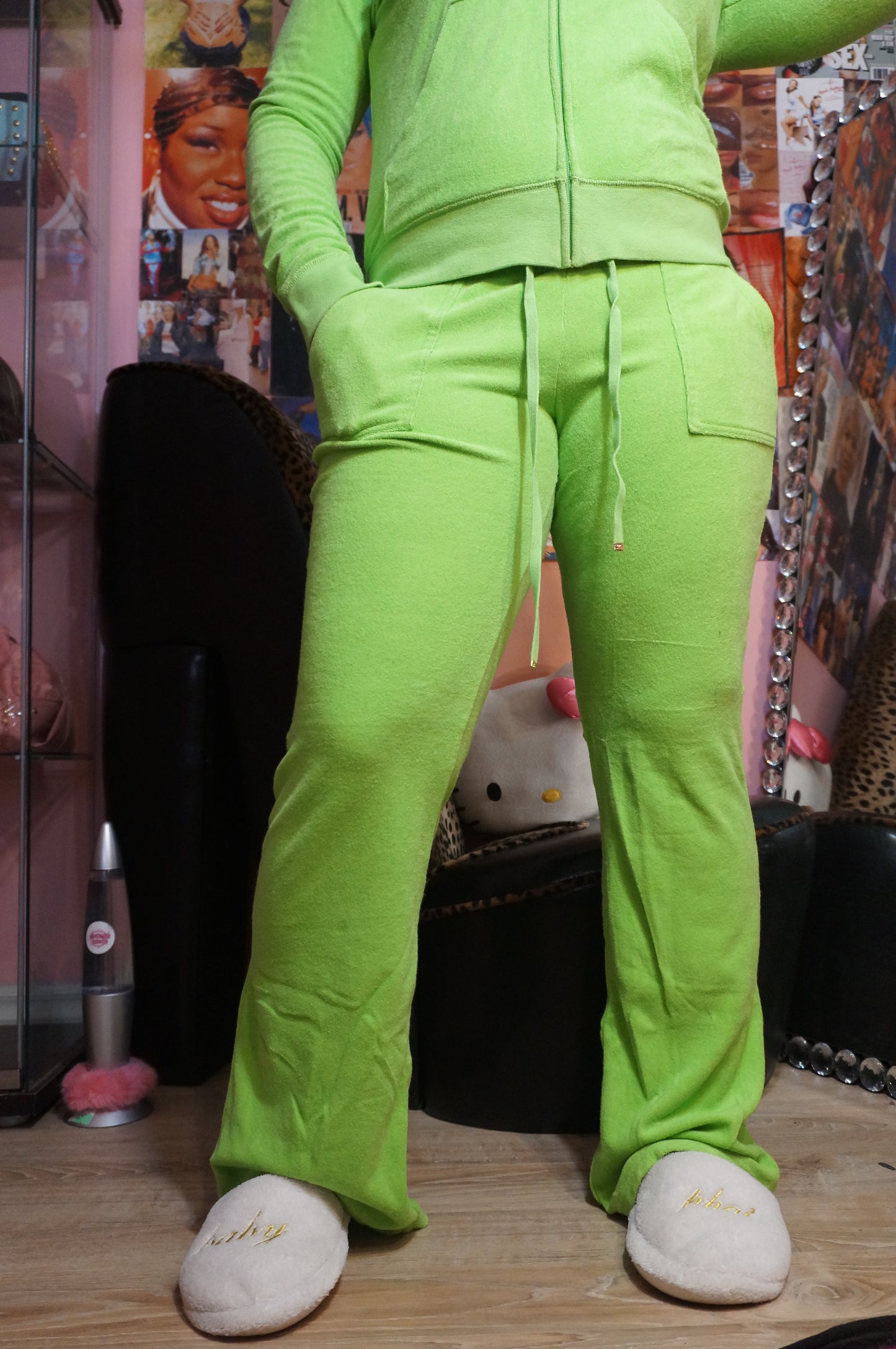 Green Apple Terry Cloth Juicy Couture Tracksuit