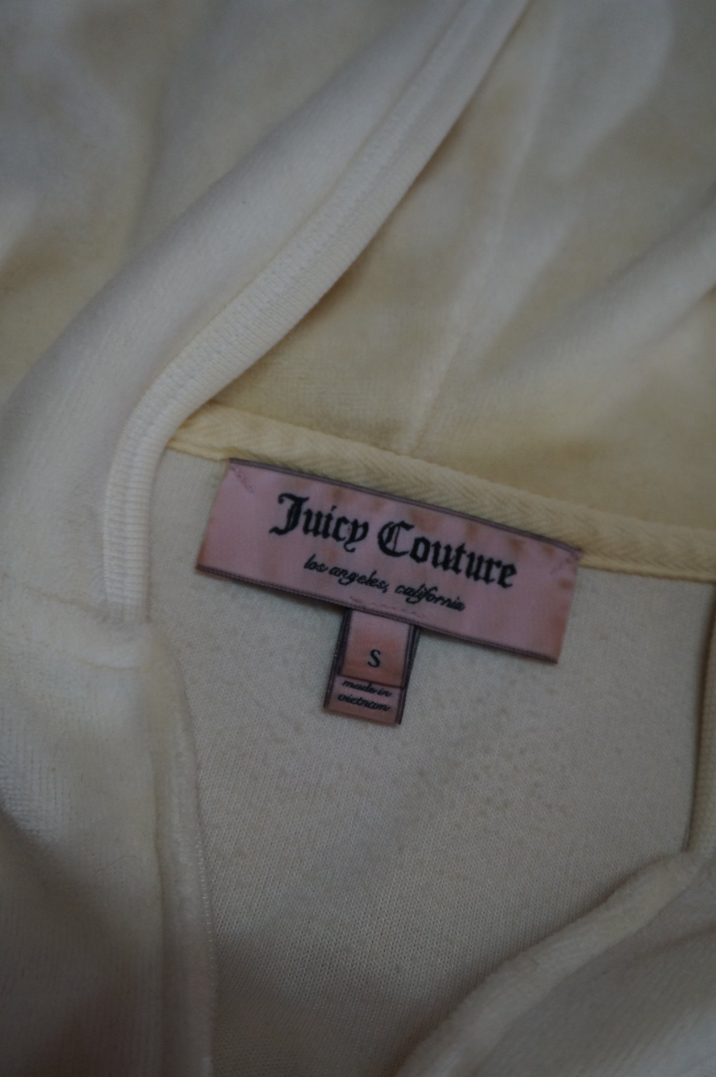 Pastel Yellow Juicy Couture Track Jacket