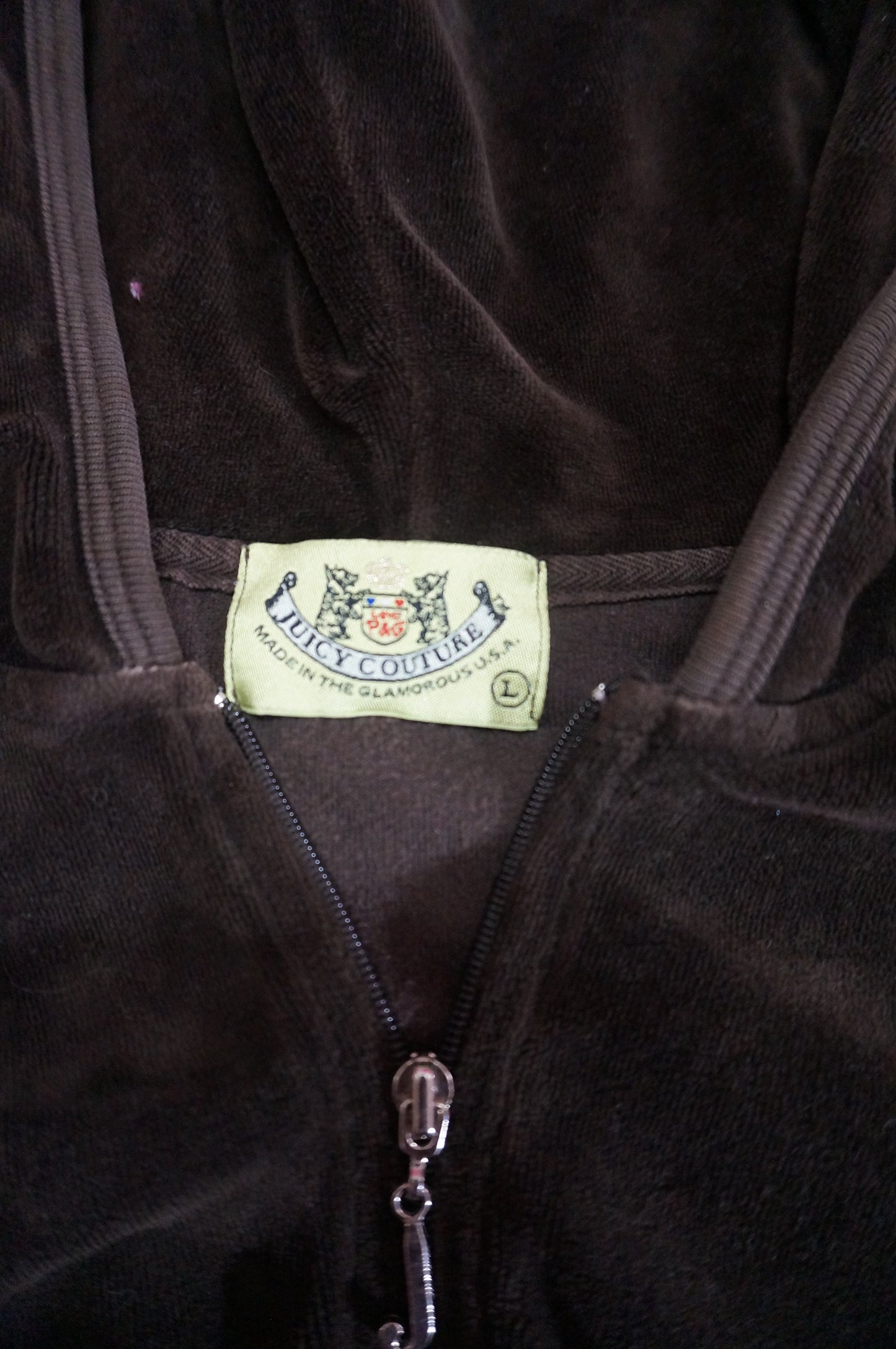 Brown OG Vintage Juicy Couture Track Jacket
