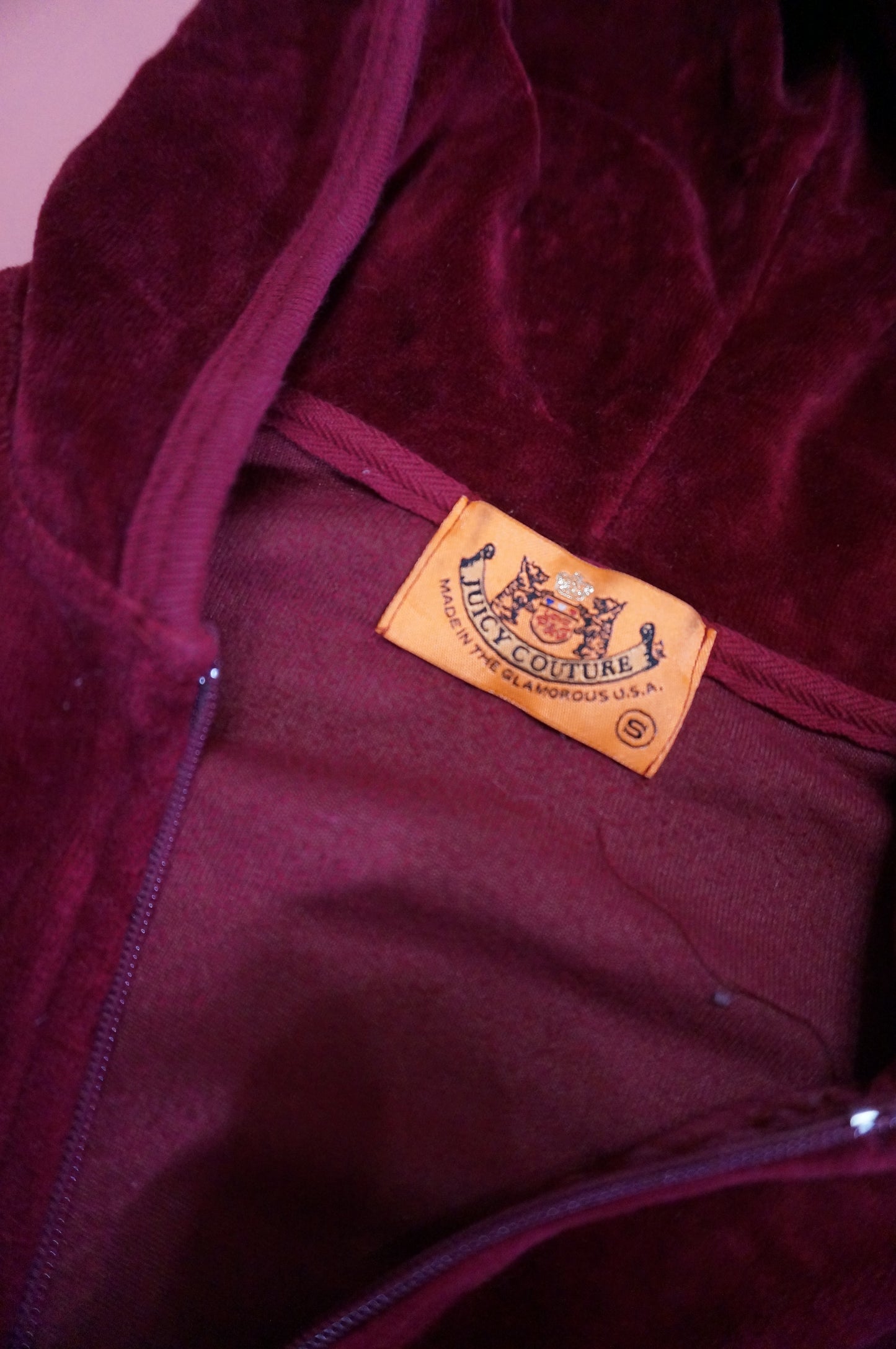 Red Wine OG Vintage Juicy Couture Track Jacket