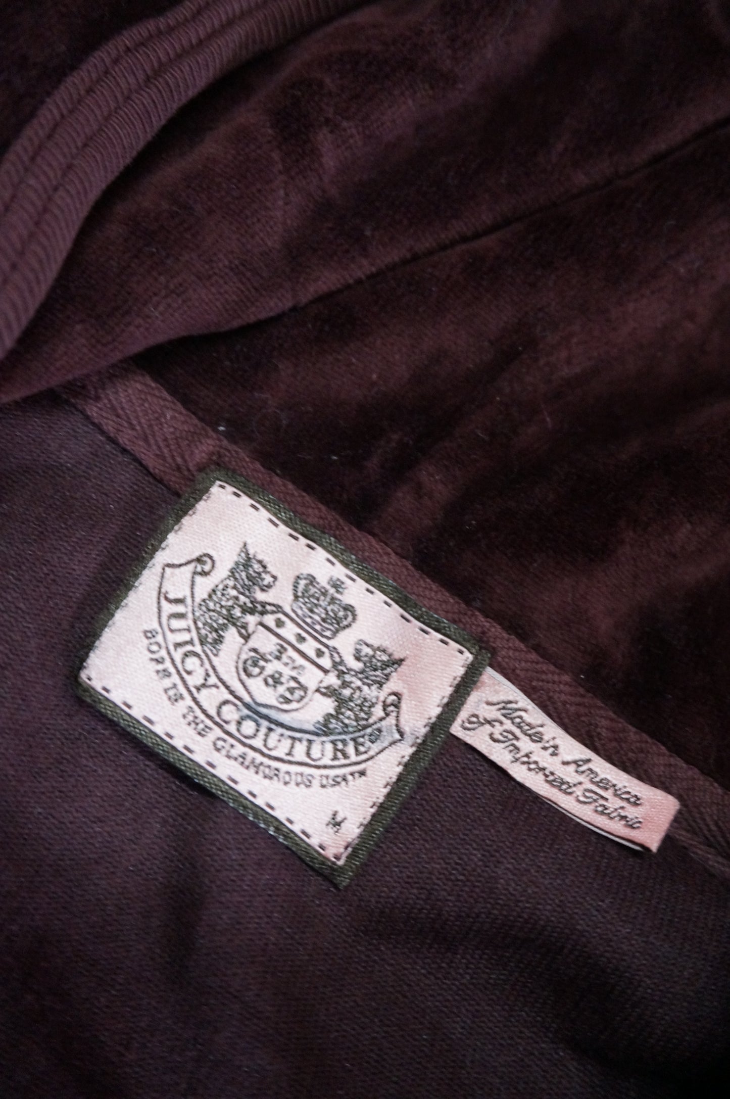 Brownish Purple Juicy Couture Track Jacket