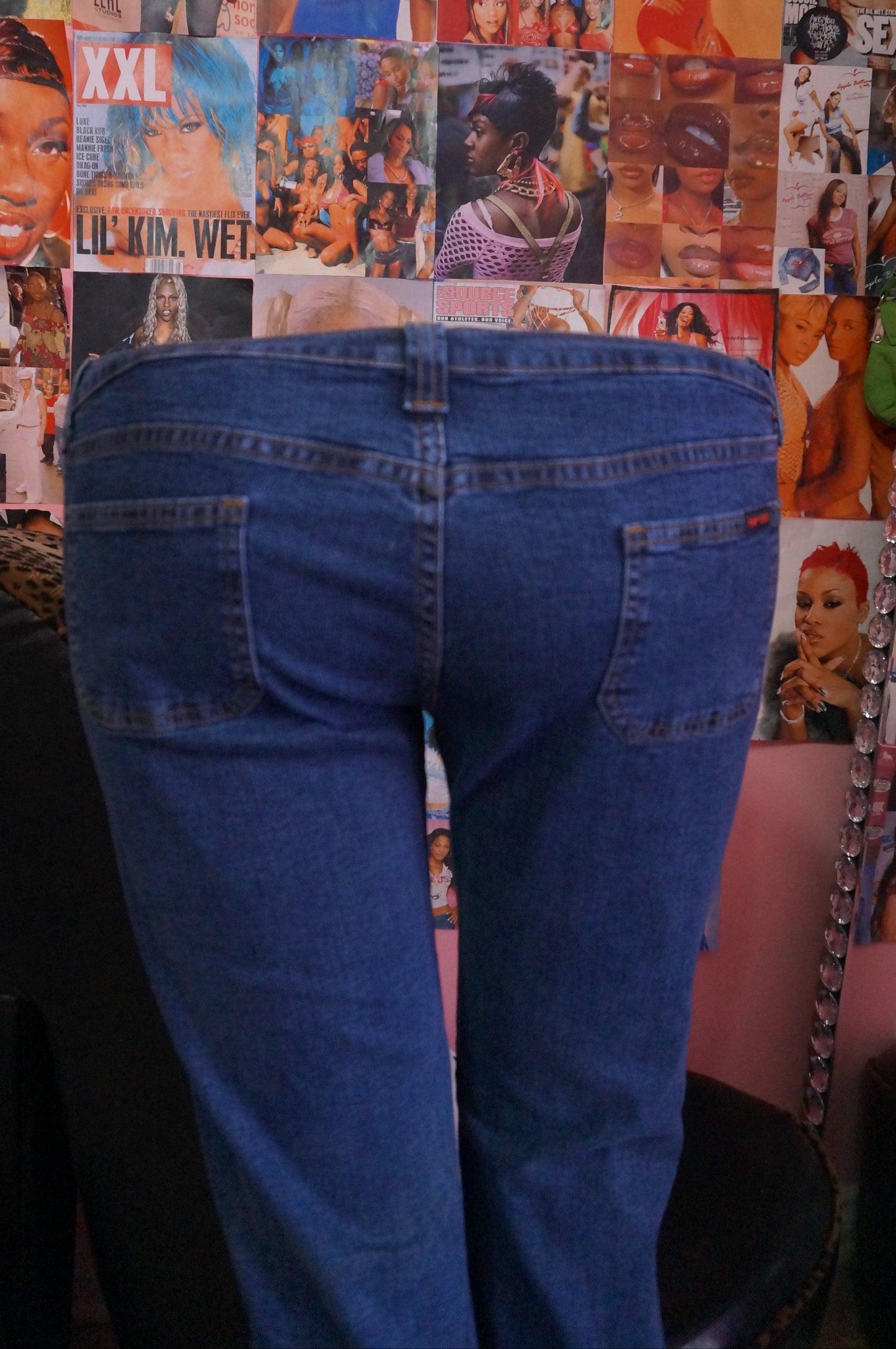 Vintage Tattoo Flared Jeans