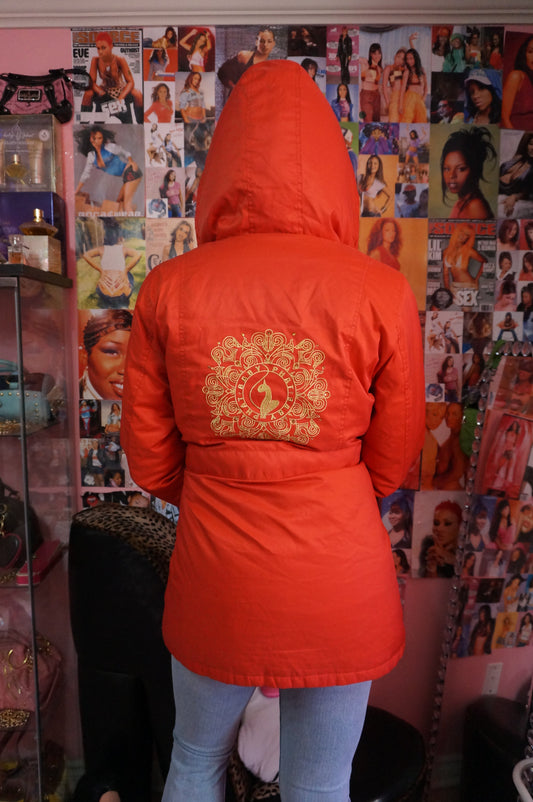 Red Baby Phat Parka Coat