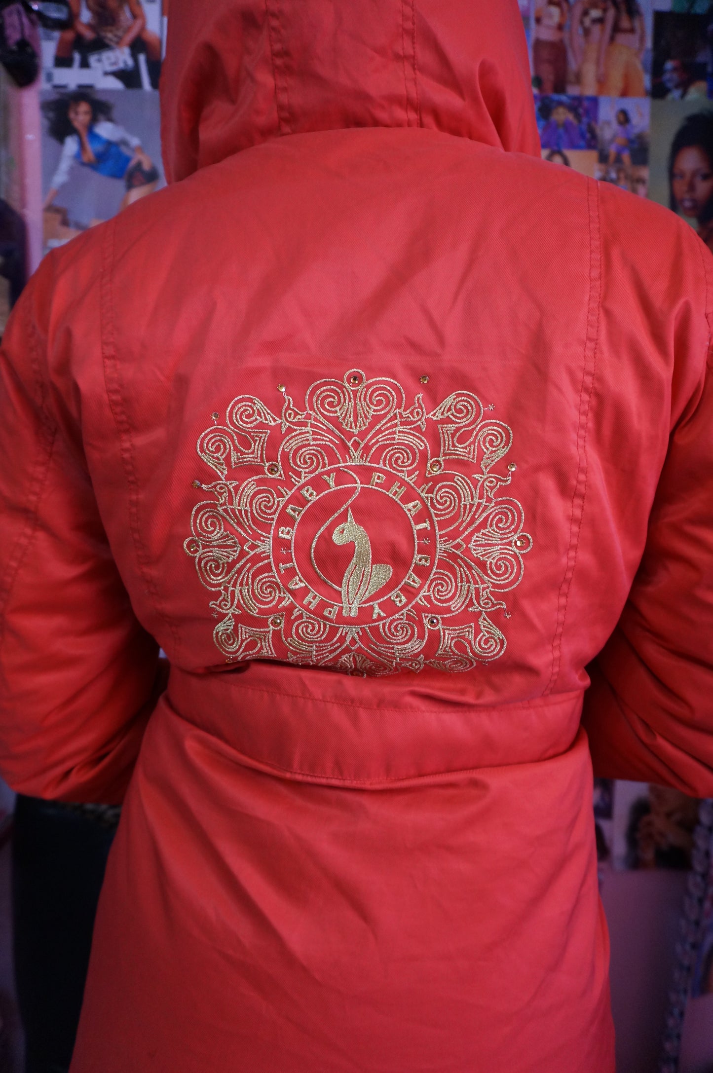 Red Baby Phat Parka Coat