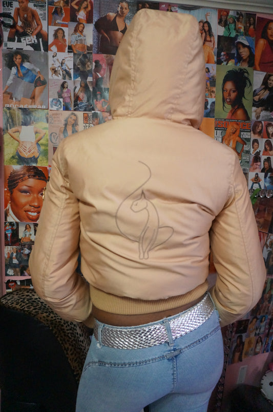 Champagne Baby Phat Puffer Coat