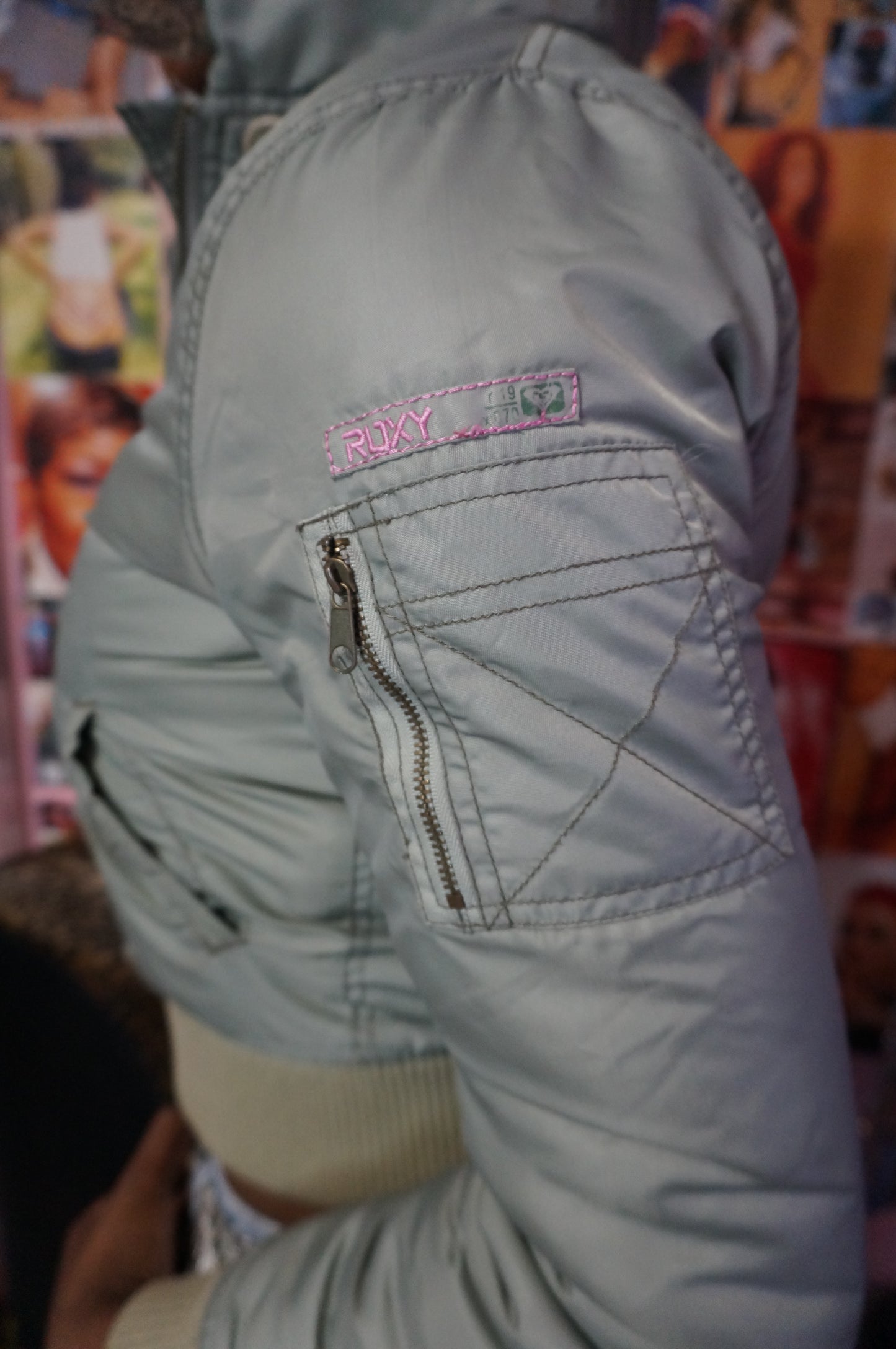 Vintage Roxy Sage Puffer Coat