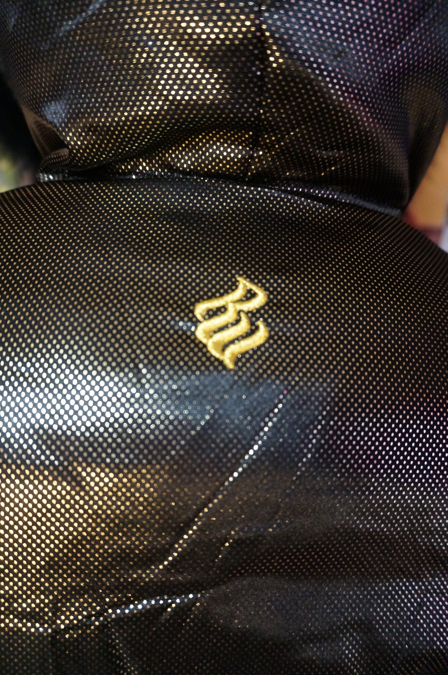 Black and Gold Rocawear Puffer coat