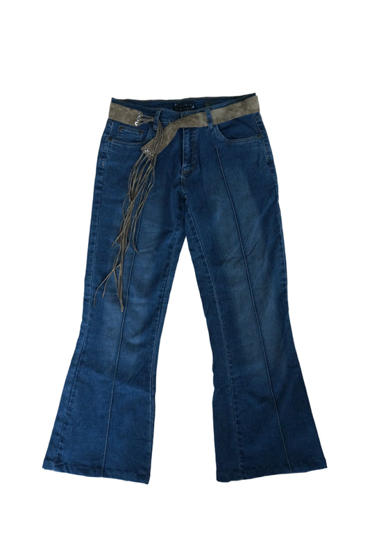 Vintage Illegal Dark Wash Bootcut Jeans