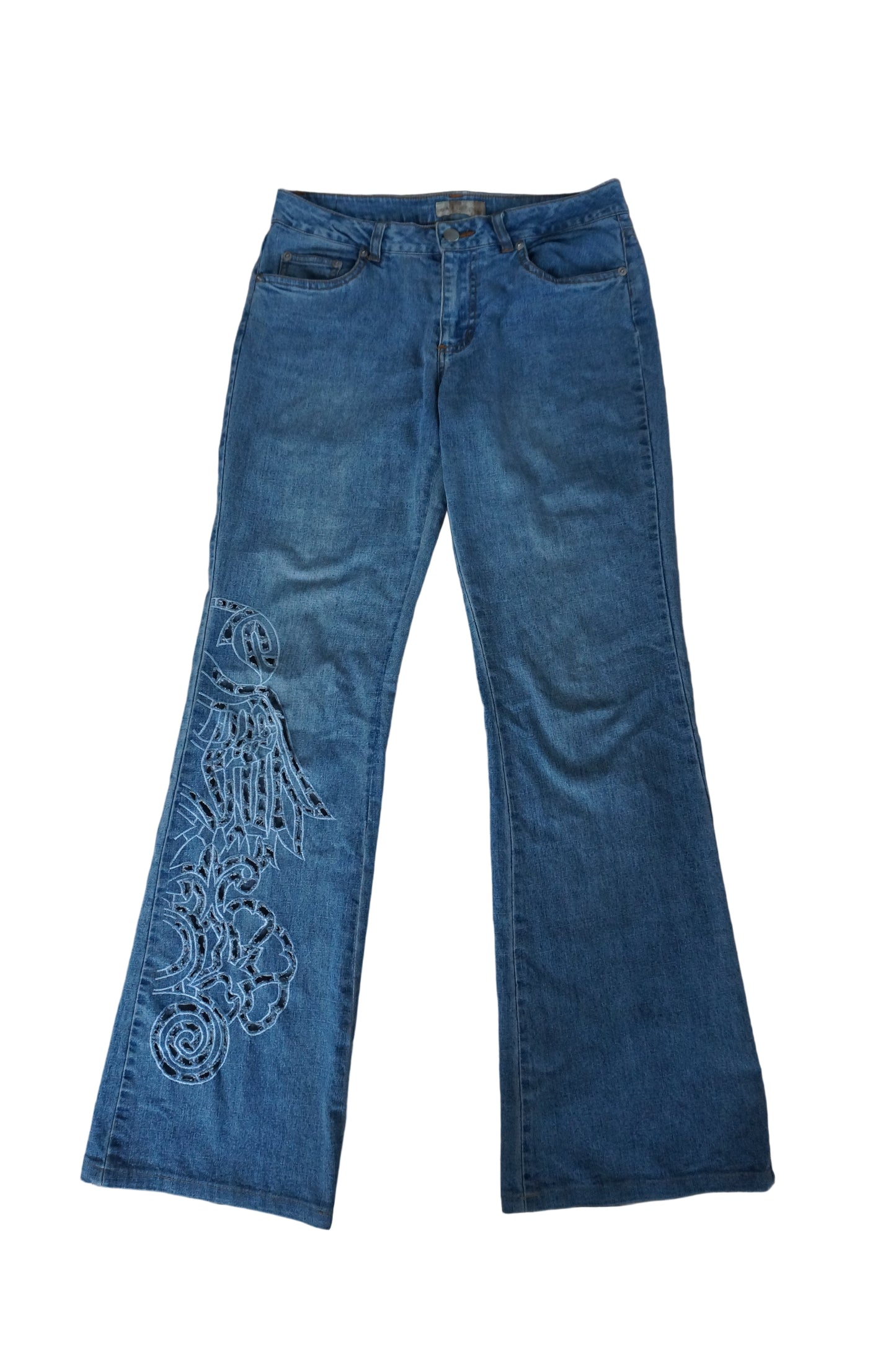 Cappucino Low Rise Flare Jeans - Size 7