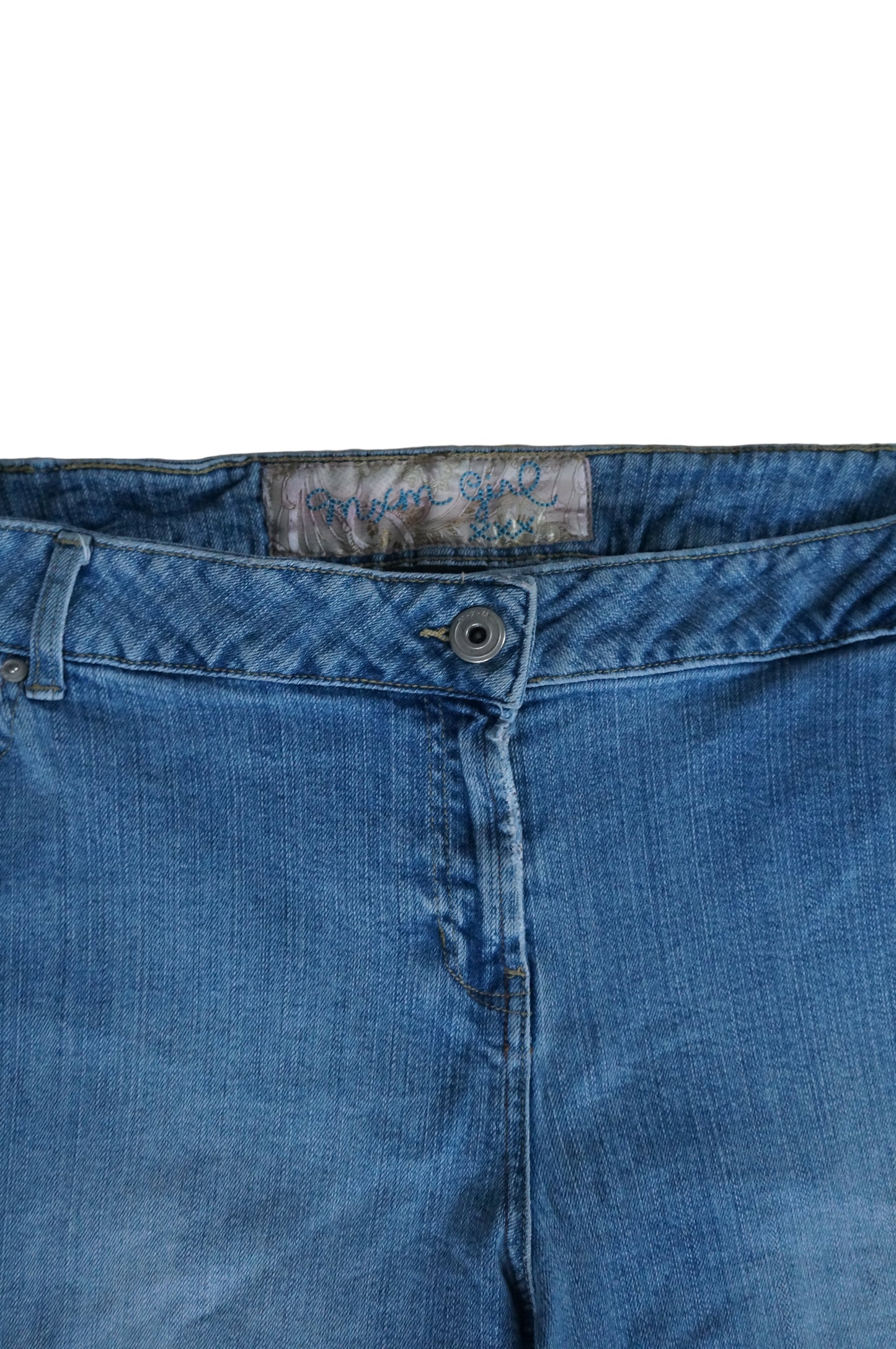 MXM Girl Light Wash Mid Rise Jeans - Size 22